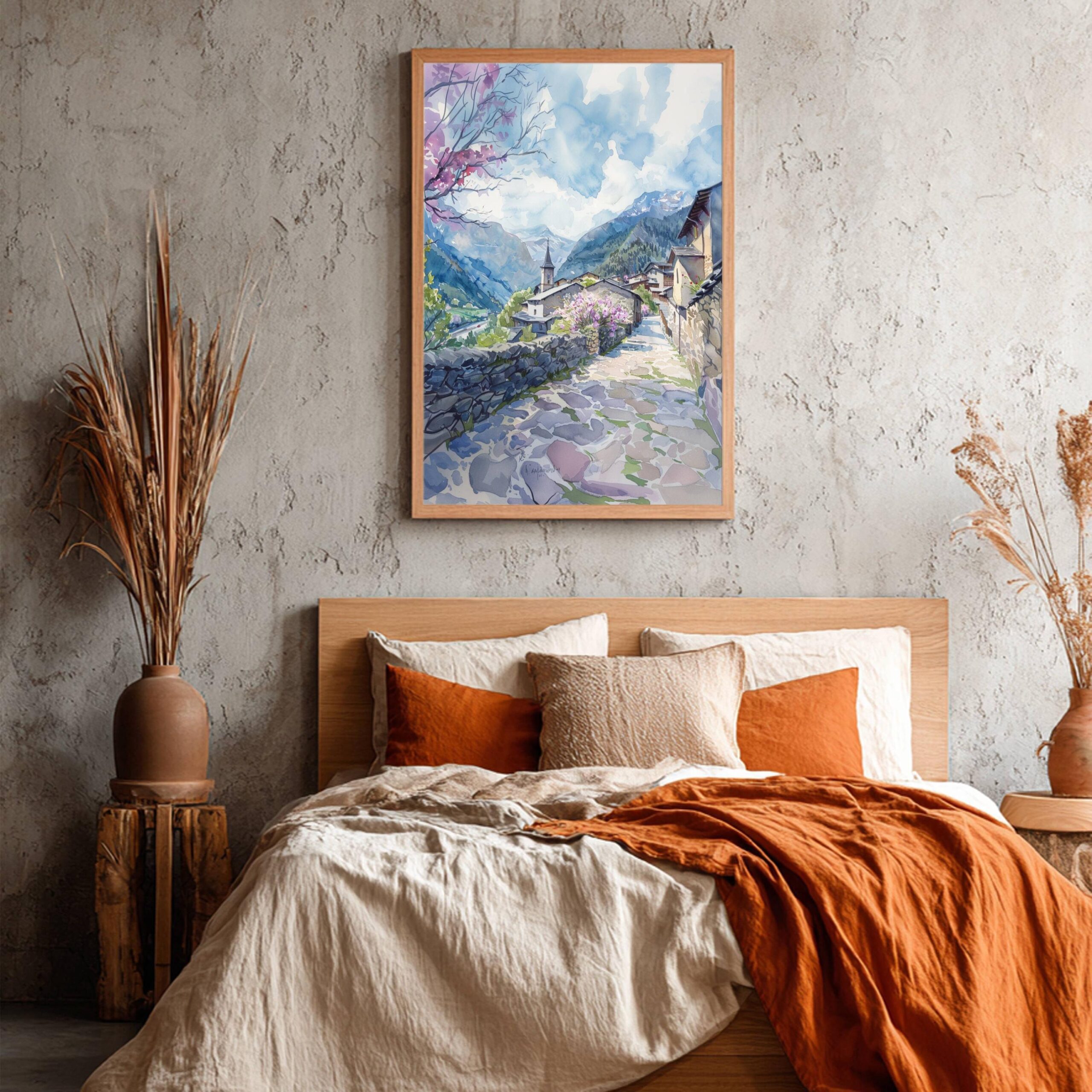 Andorra Europe Watercolor: Travel Art Poster Print - Image 6