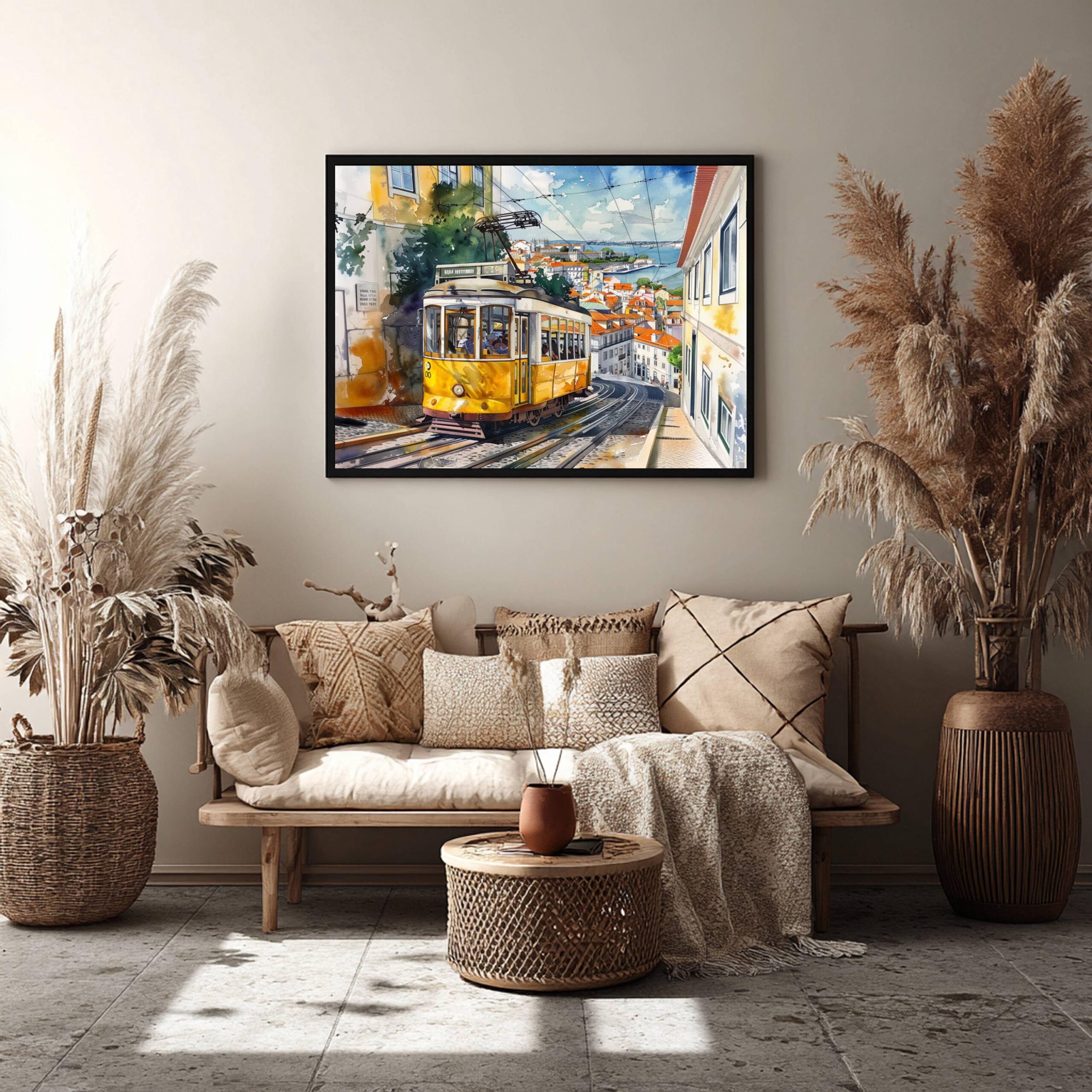 Lisbon Portugal Watercolor Print: Europe Travel Art Poster - Image 7
