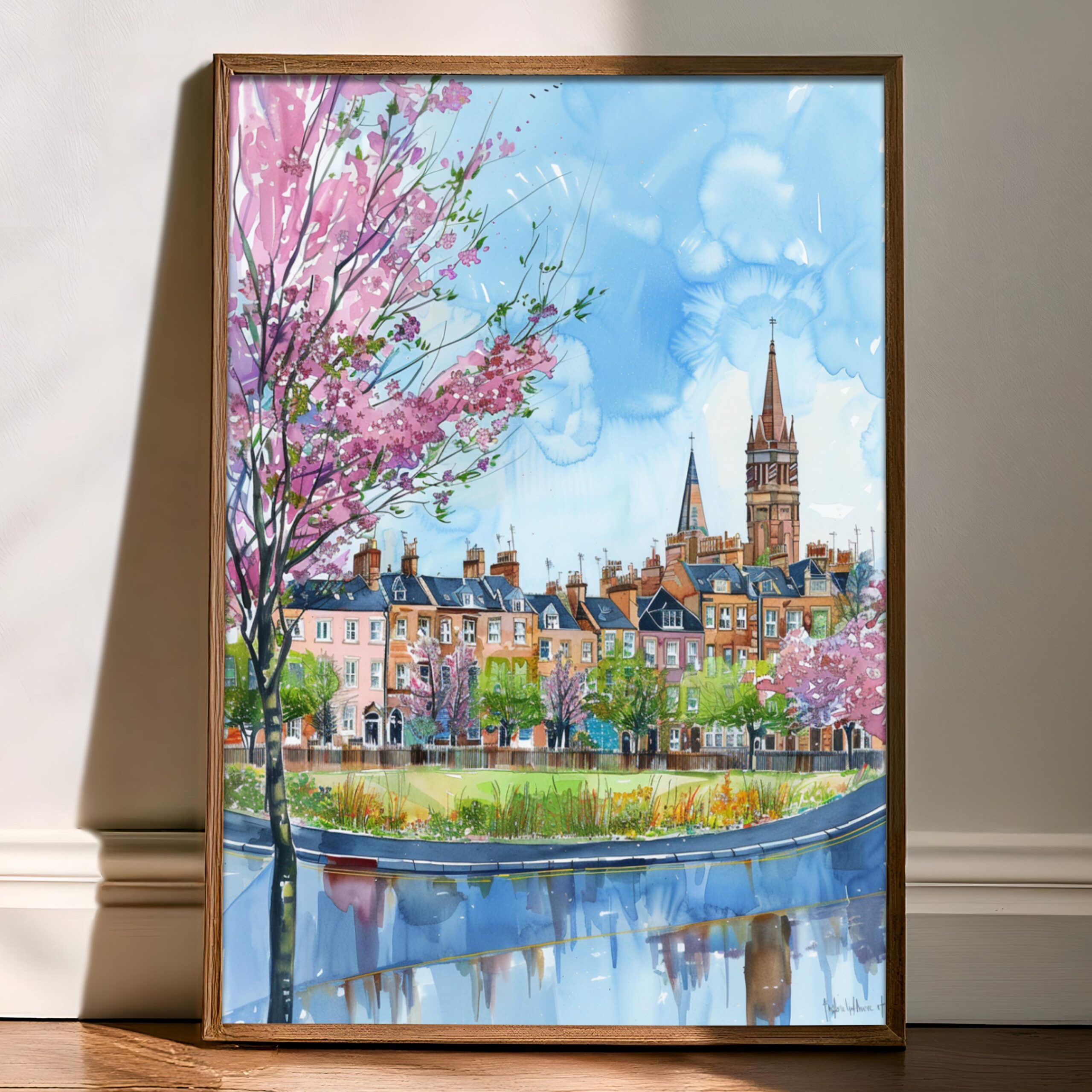 Ayr Ayrshire Scotland UK Watercolor: Travel Art Poster - Image 9