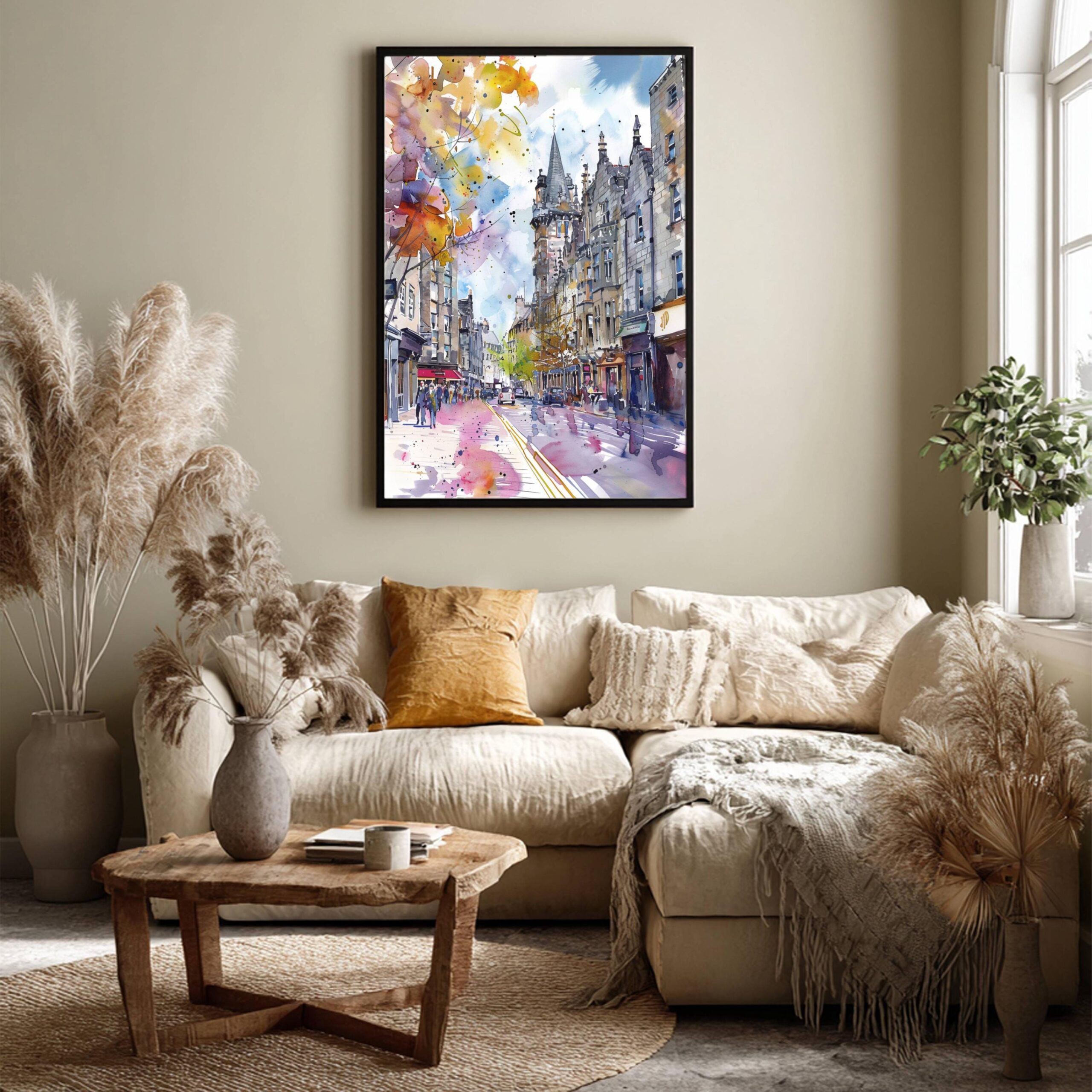 Aberdeen Aberdeenshire Scotland UK Watercolor: Travel Art Poster - Image 8