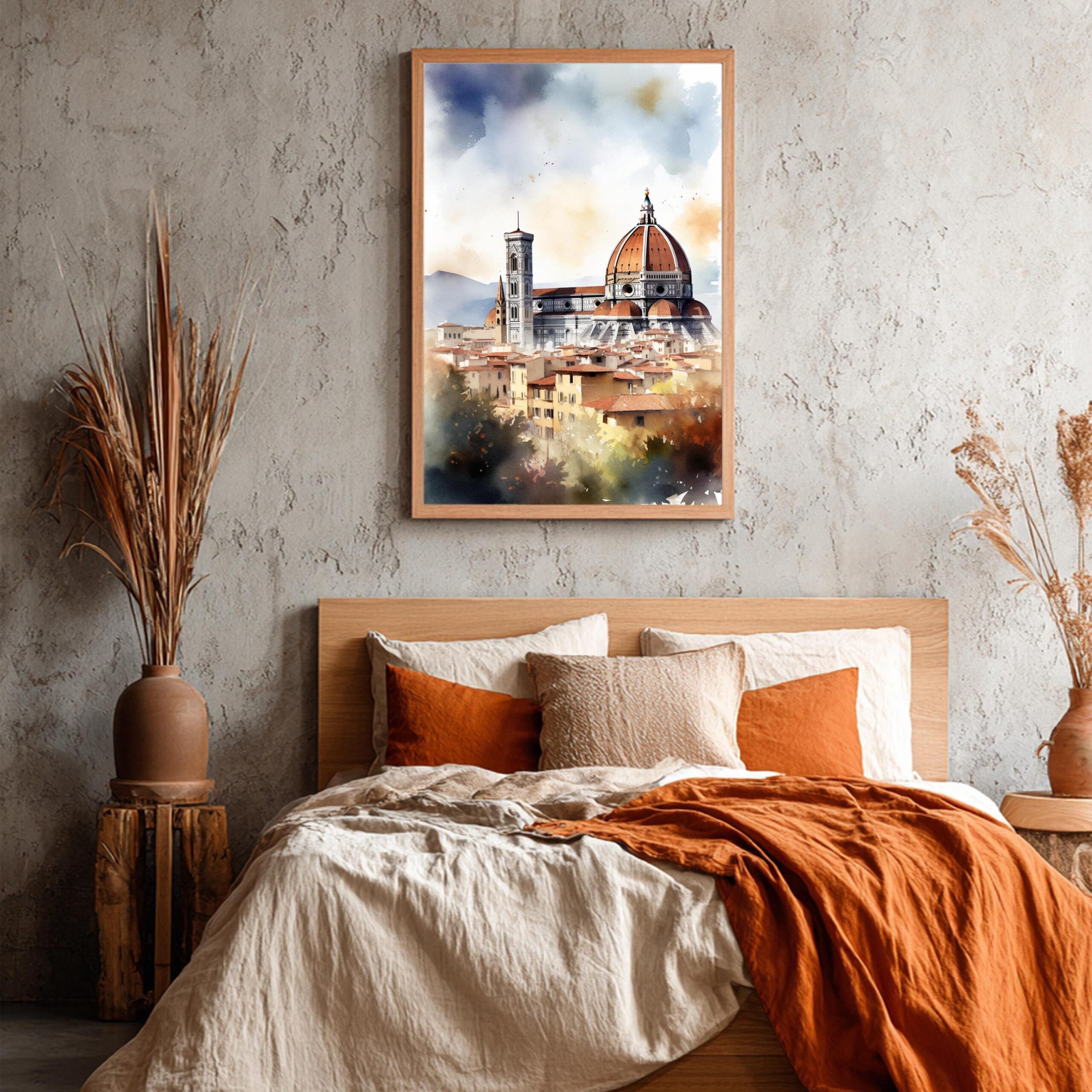 Florence Italy Europe Watercolor Print: Travel Art Poster - Image 7
