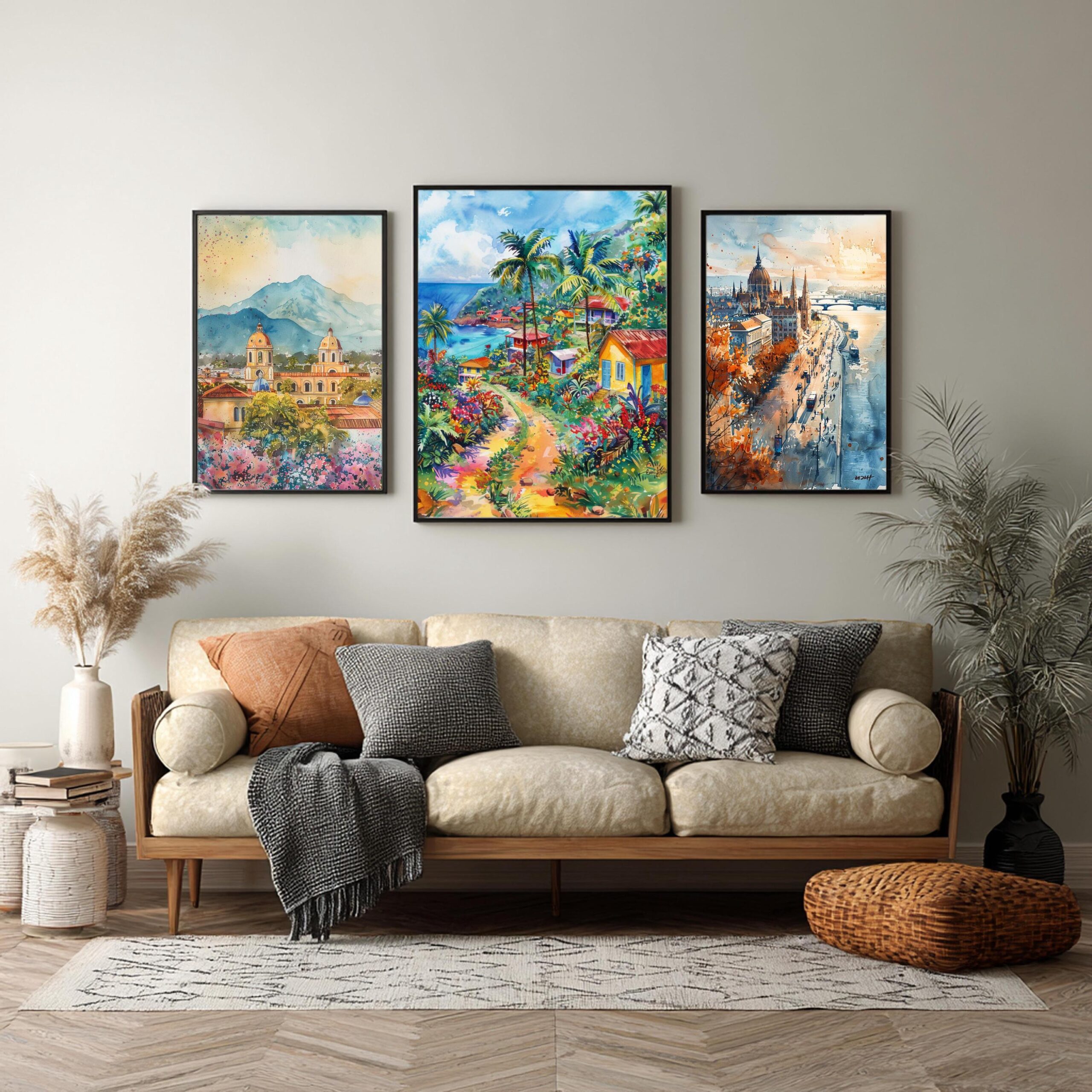 Trinidad & Tobago Caribbean Watercolor: Travel Art Poster - Image 6