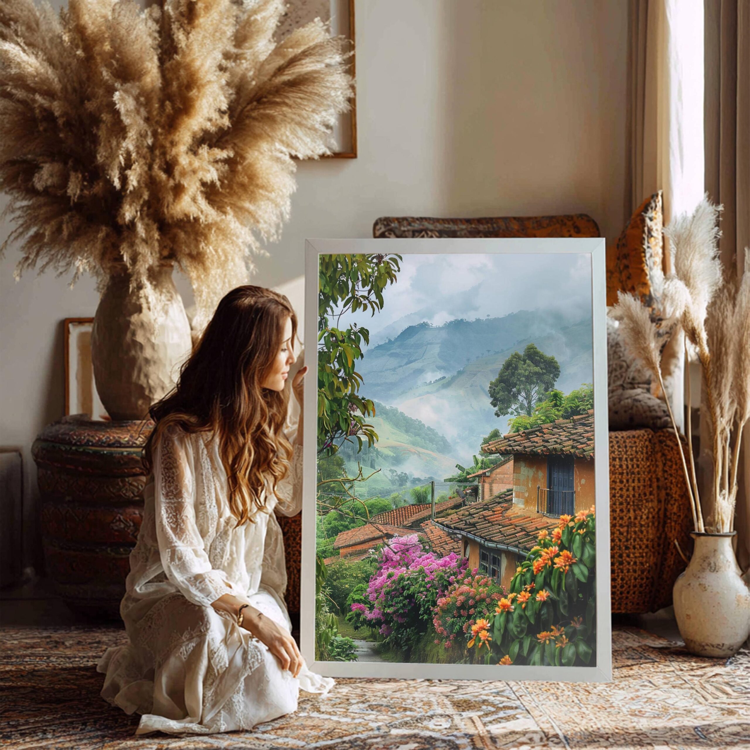 Colombia South America Watercolor Print: Travel Art Poster - Image 3