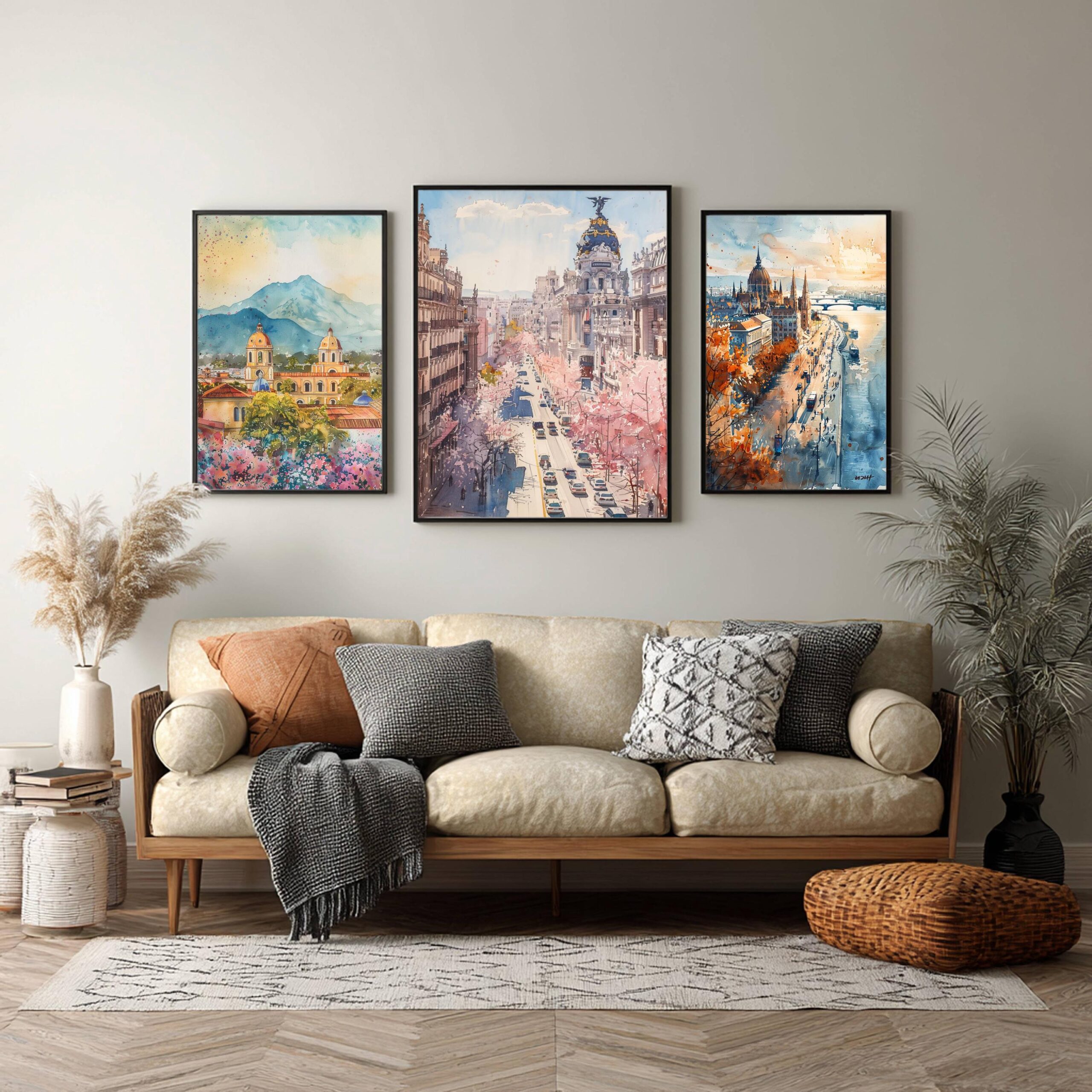 Madrid Spain Europe Watercolor: Travel Poster - Image 6