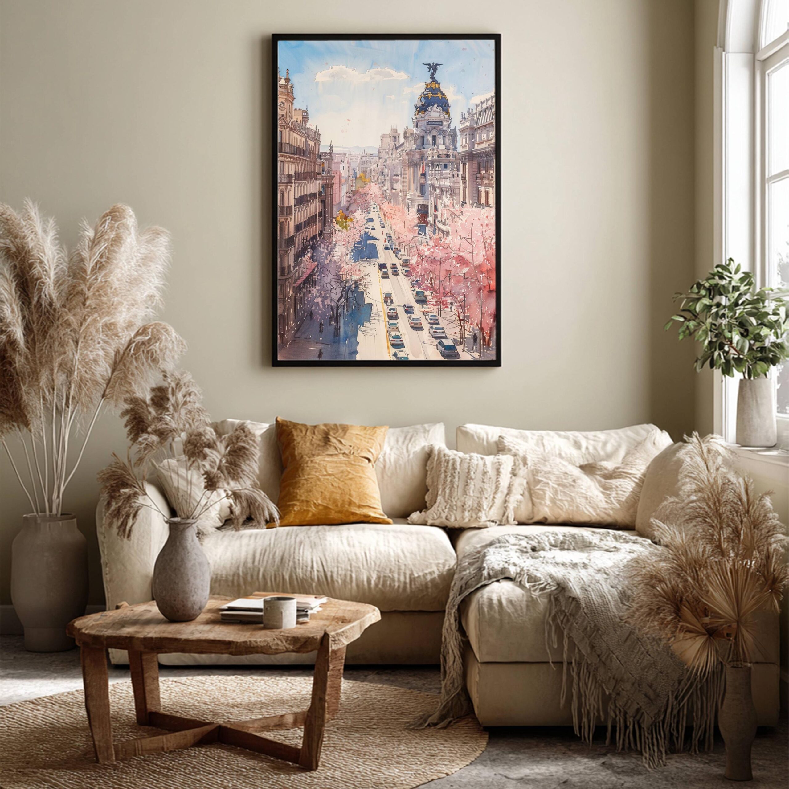 Madrid Spain Europe Watercolor: Travel Poster - Image 8