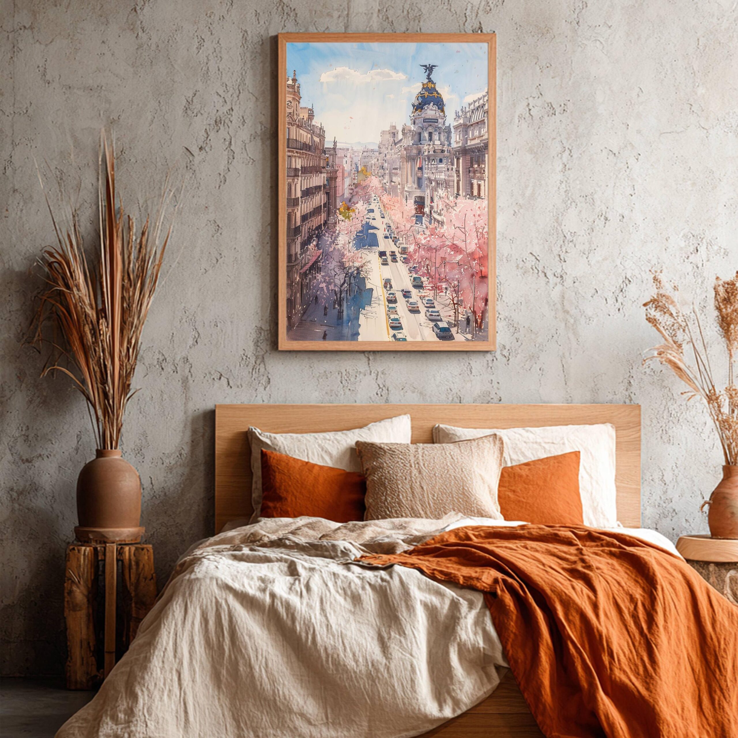 Madrid Spain Europe Watercolor: Travel Poster - Image 9