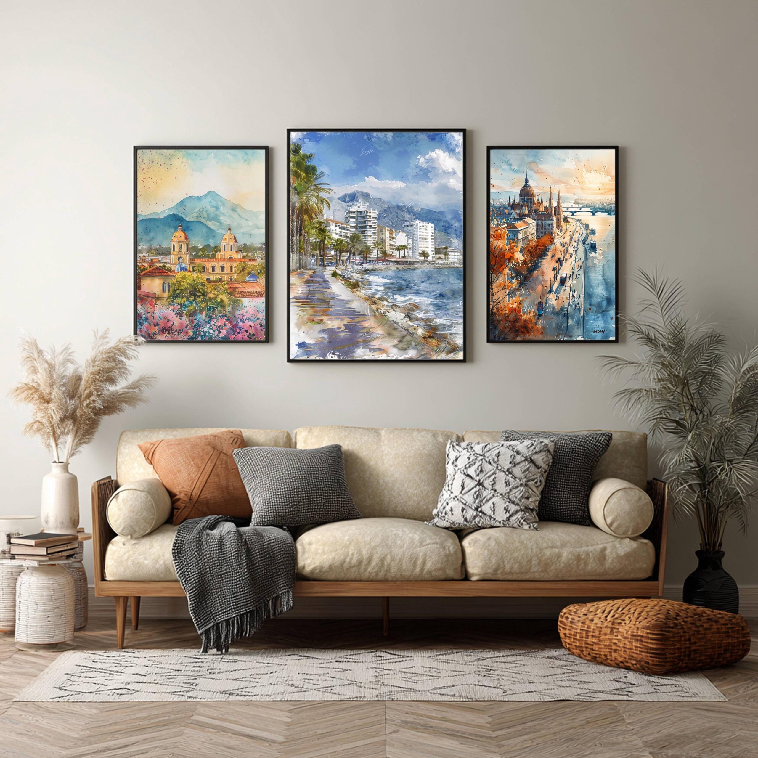 Marbella Costa del Sol Spain Watercolor: Travel Art Poster - Image 5