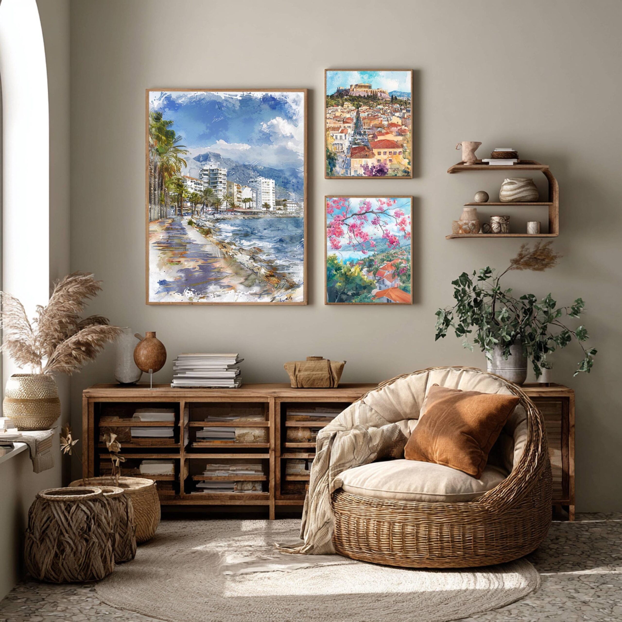 Marbella Costa del Sol Spain Watercolor: Travel Art Poster - Image 6