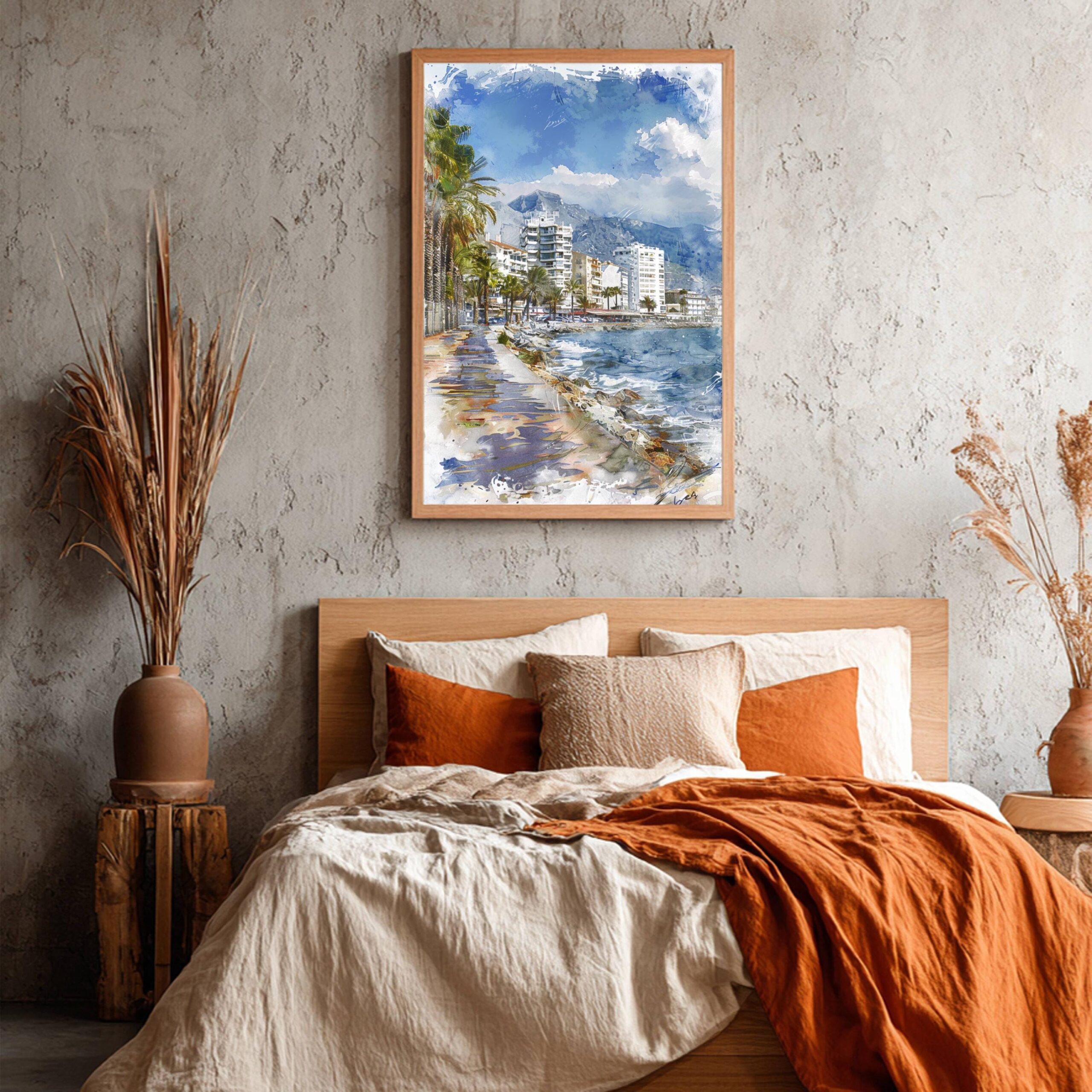Marbella Costa del Sol Spain Watercolor: Travel Art Poster - Image 8