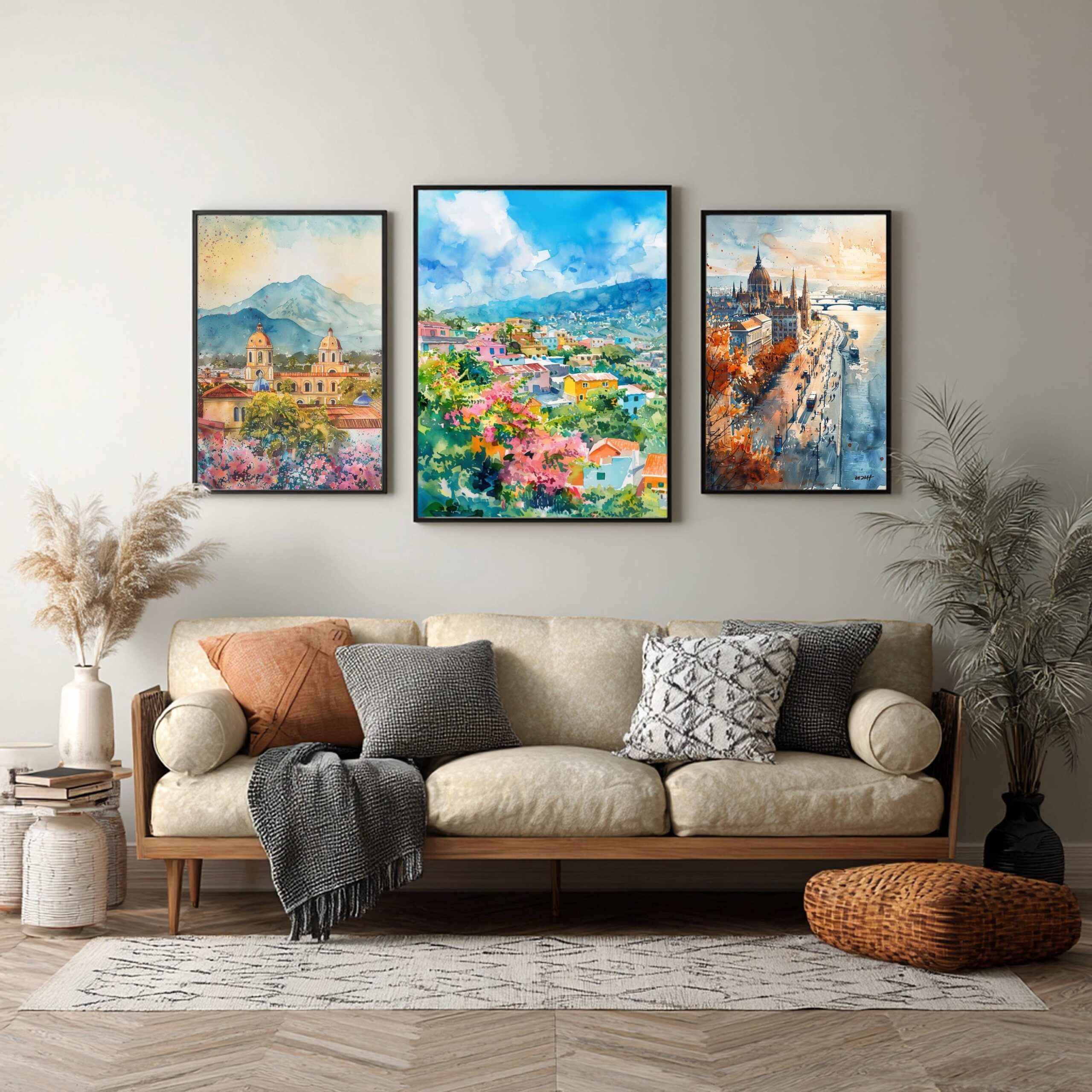 Port au Prince Haiti Watercolor: Travel Poster - Image 7