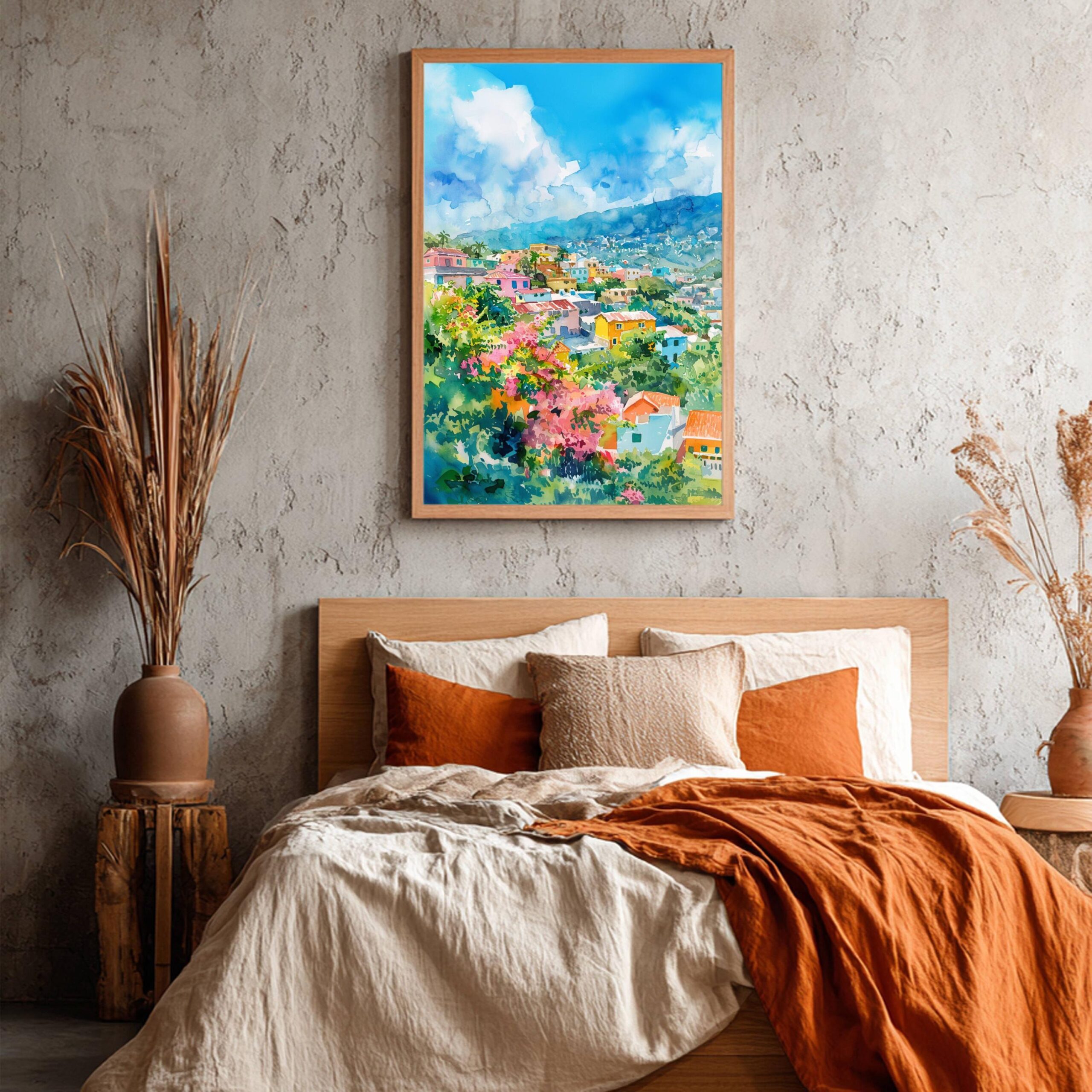 Port au Prince Haiti Watercolor: Travel Poster - Image 10