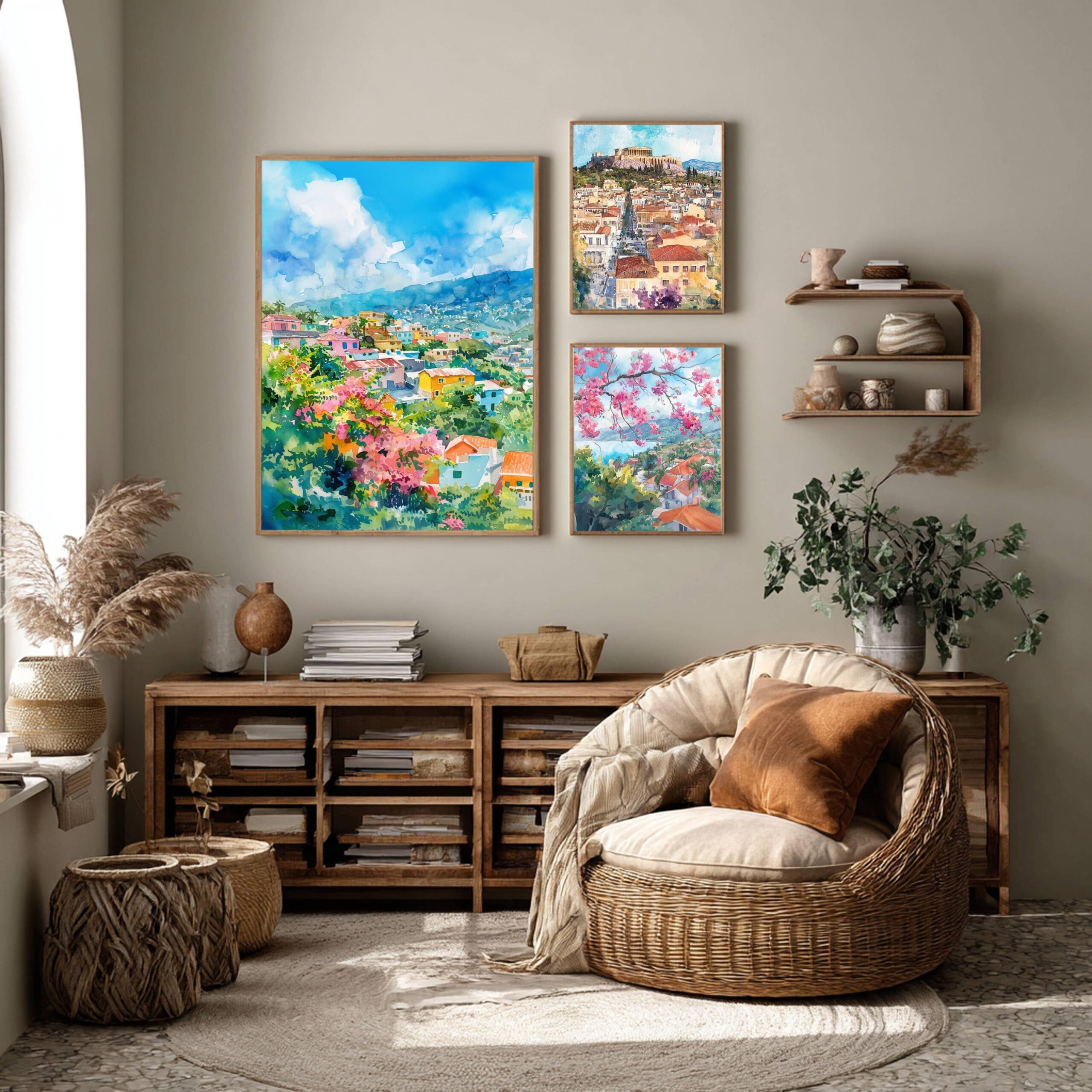 Port au Prince Haiti Watercolor: Travel Poster - Image 8