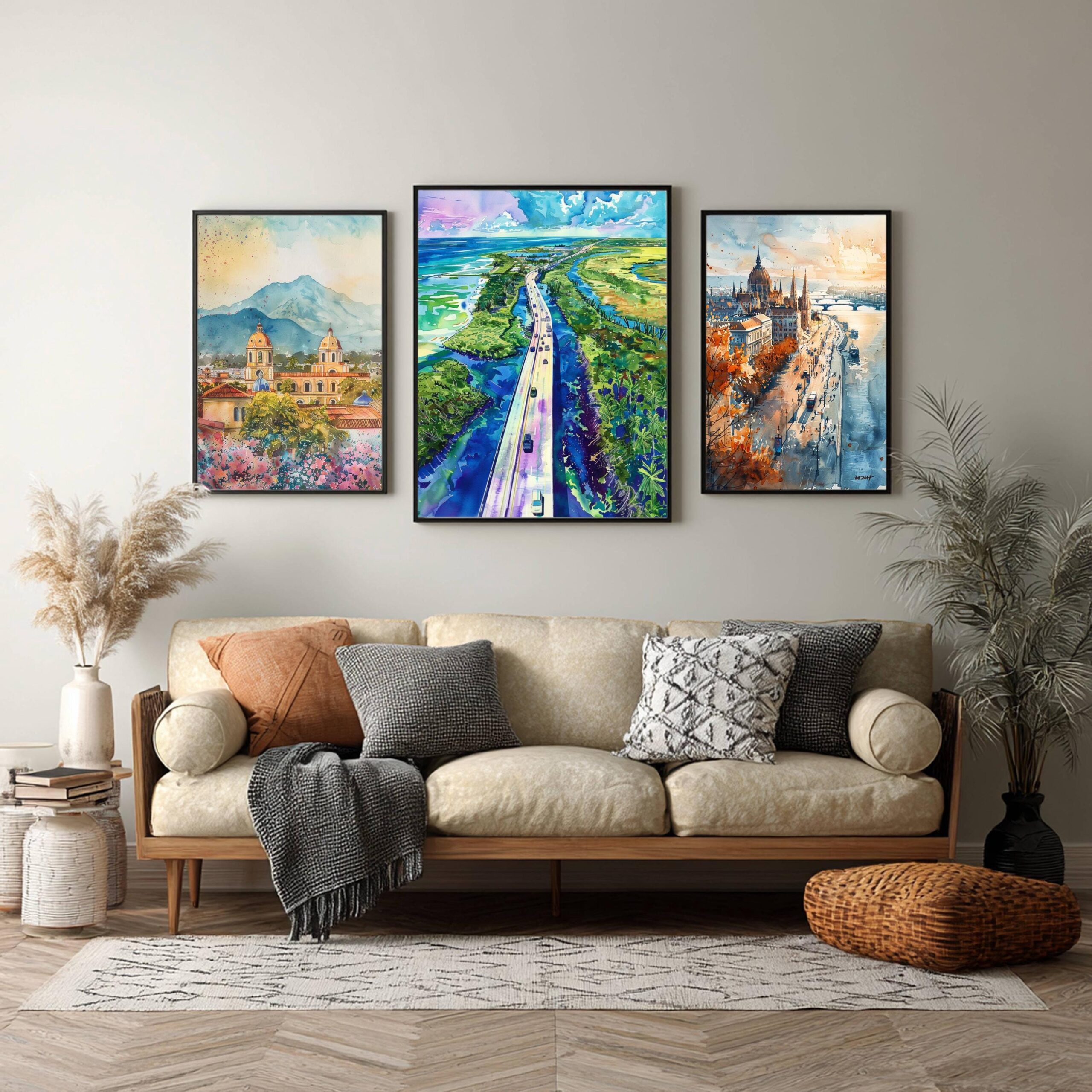 Marathon Key Florida Keys Florida USA Watercolor: Travel Art Poster - Image 2
