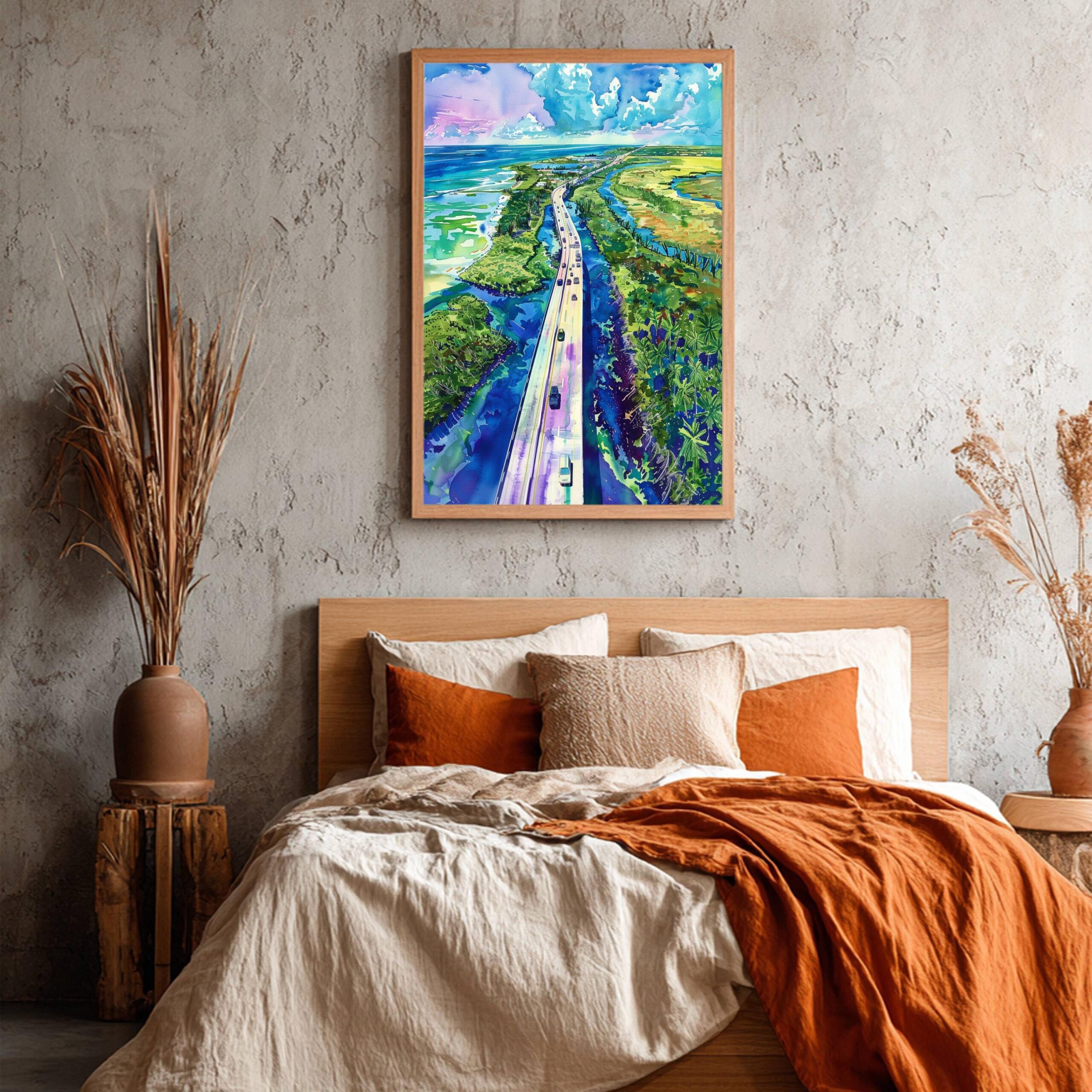 Marathon Key Florida Keys Florida USA Watercolor: Travel Art Poster - Image 9