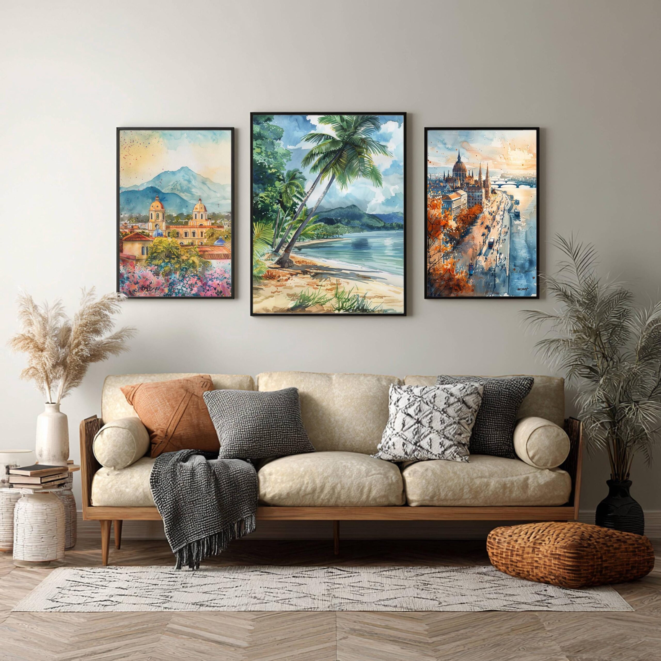 Venezuela South America Watercolor: Travel Art Poster - Image 2