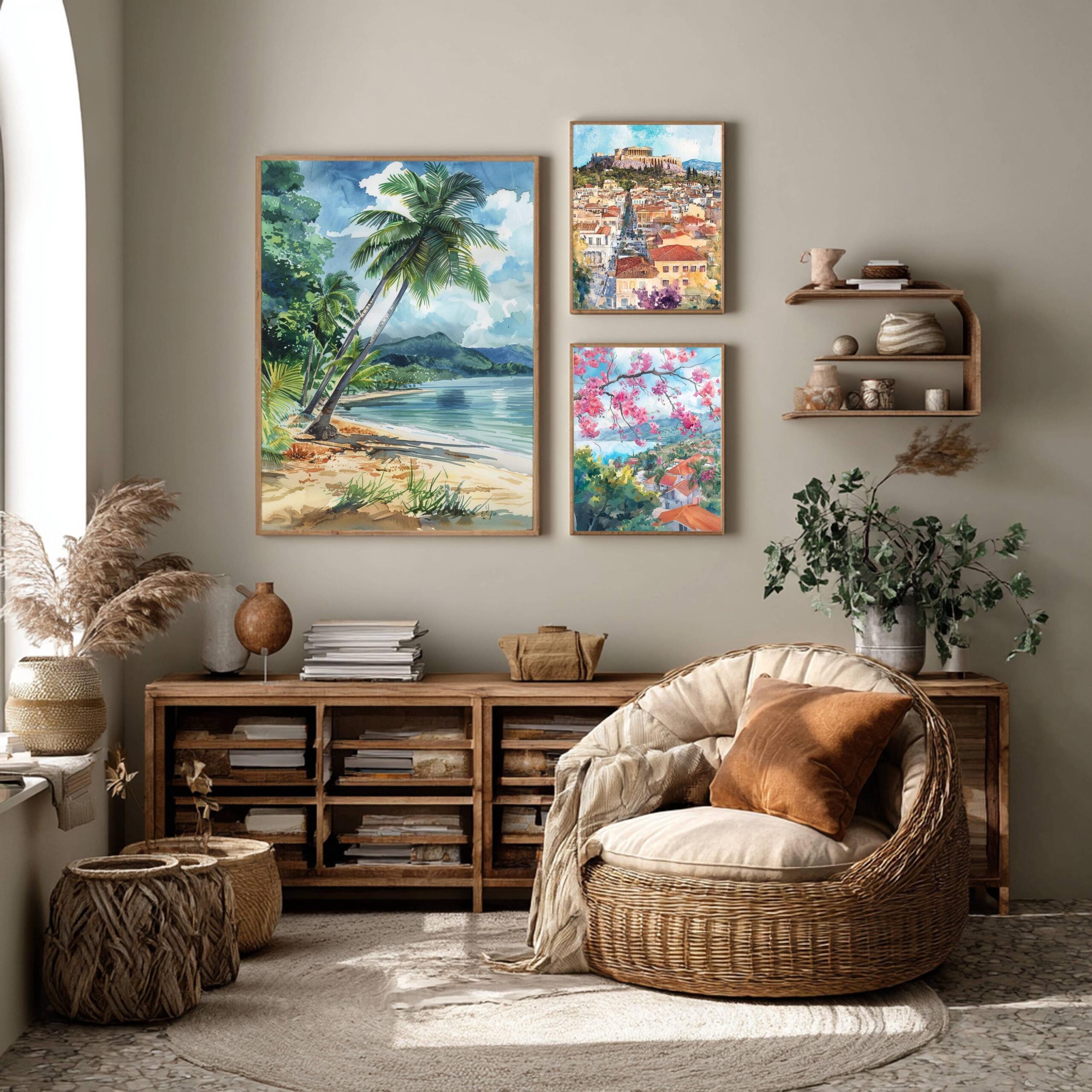 Venezuela South America Watercolor: Travel Art Poster - Image 3