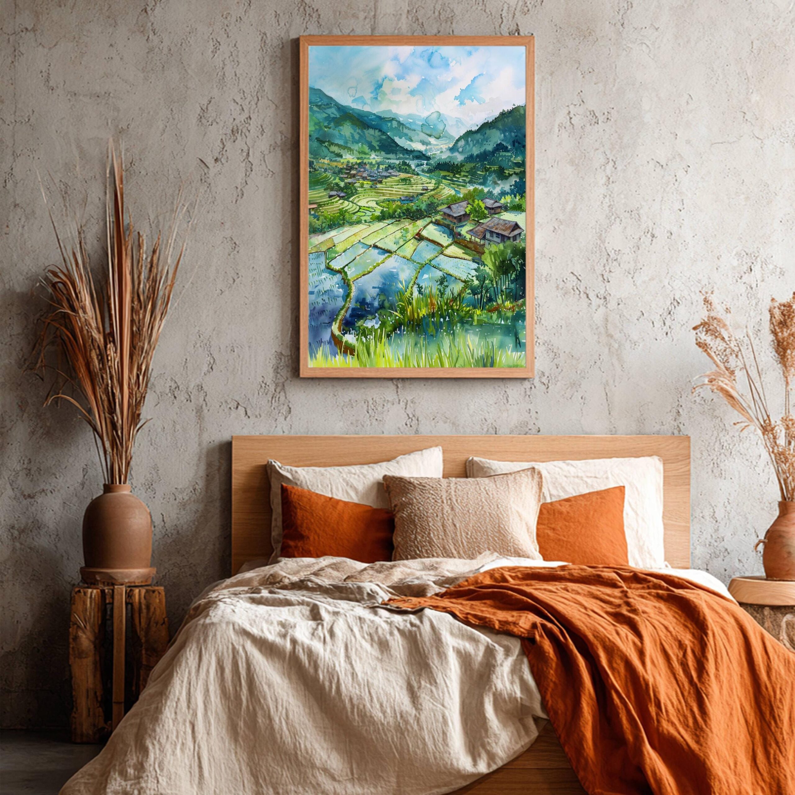 Vietnam Asia Watercolor: Travel Art Poster - Image 8