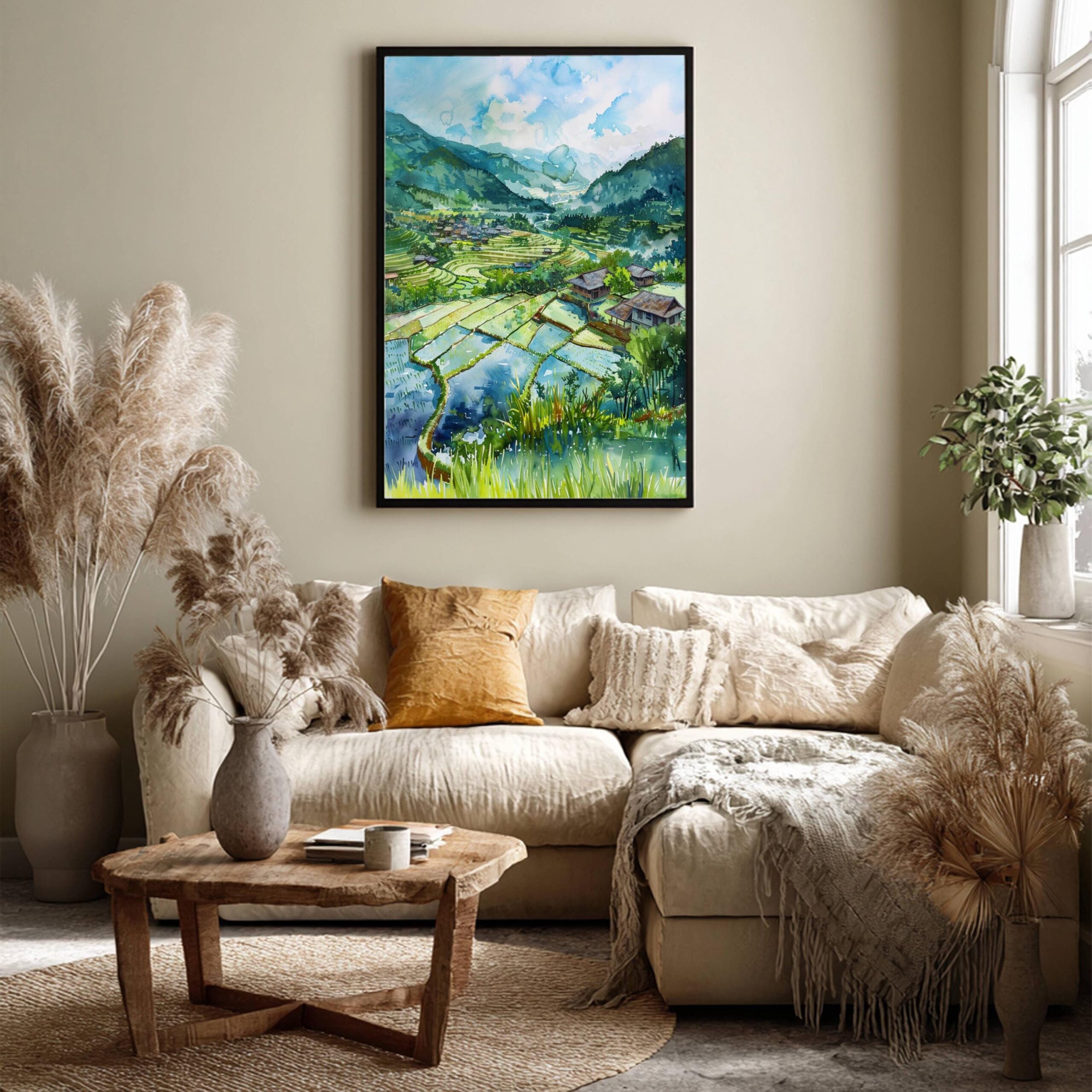 Vietnam Asia Watercolor: Travel Art Poster - Image 9