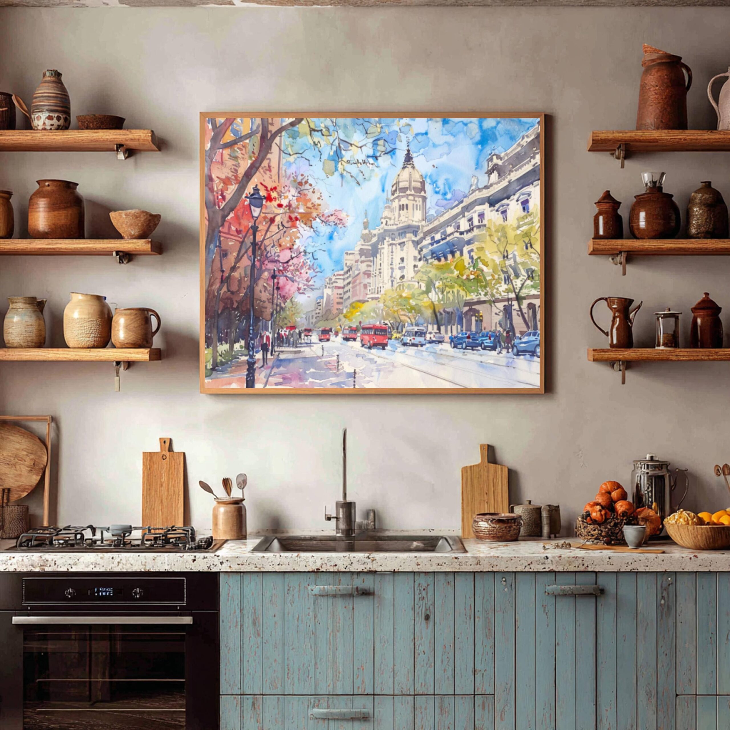 Buenos Aires Argentina South America Watercolor: Travel Art Poster - Image 9