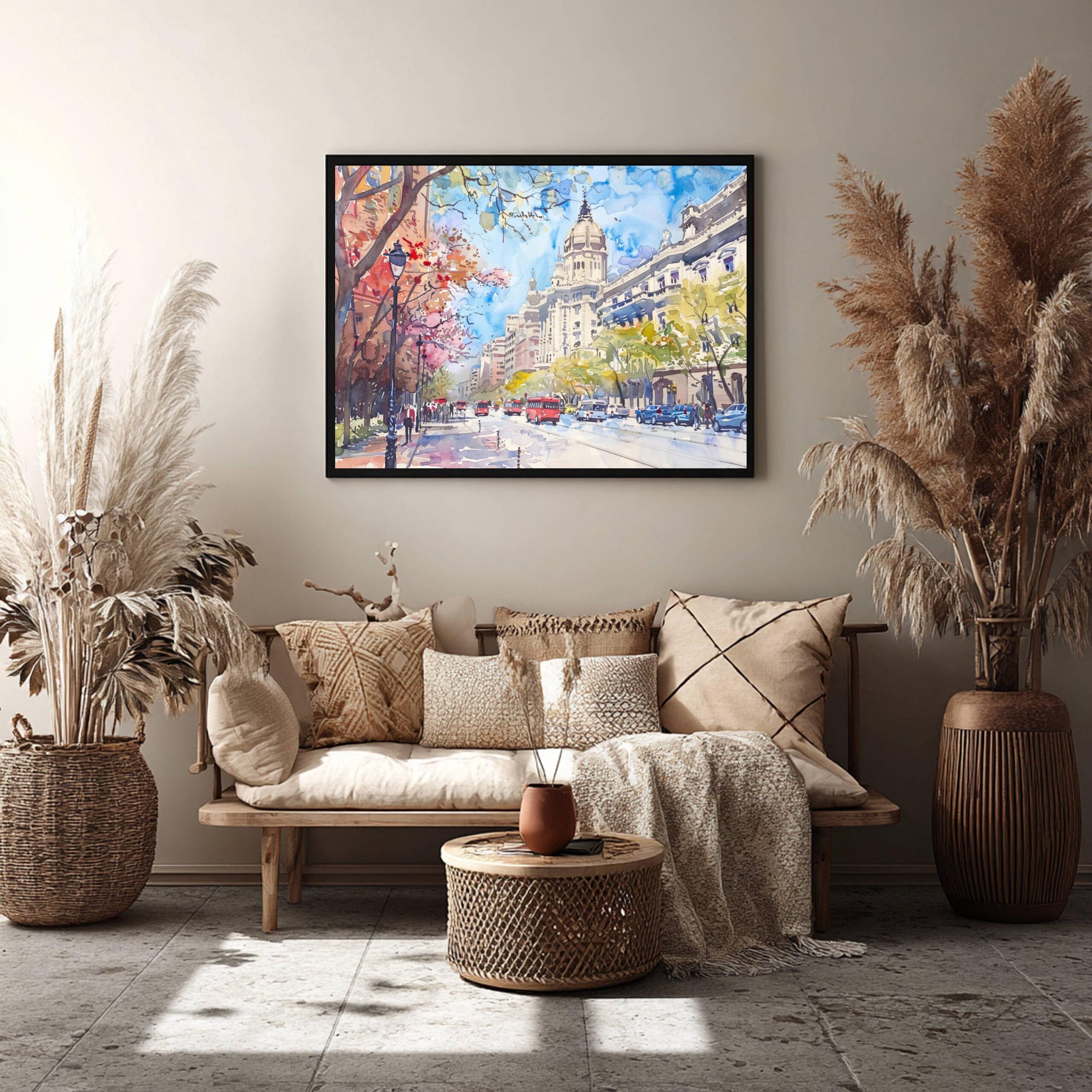 Buenos Aires Argentina South America Watercolor: Travel Art Poster - Image 4