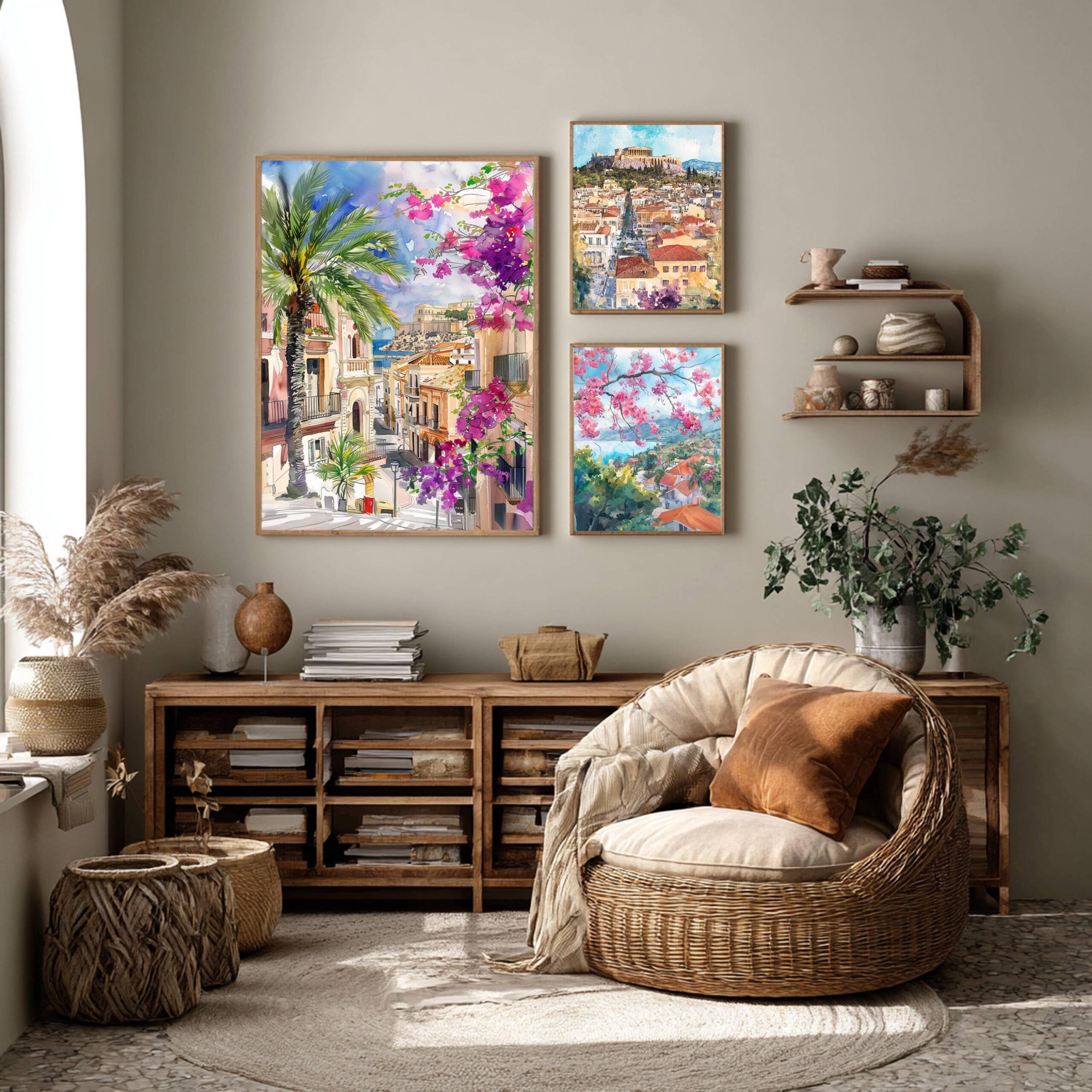 Alicante Costa Blanca Spain Watercolor: Spanish Travel Art Poster - Image 6