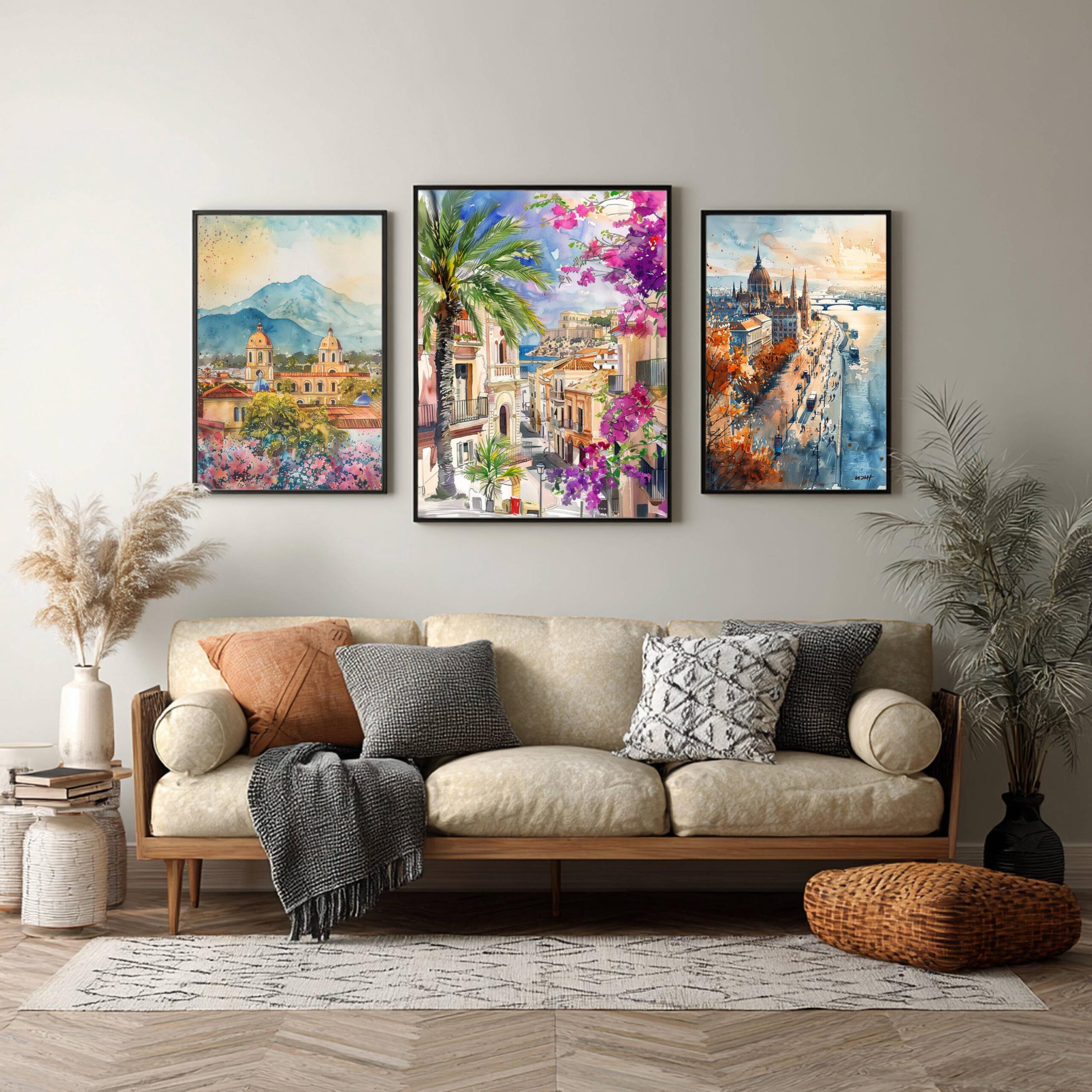 Alicante Costa Blanca Spain Watercolor: Spanish Travel Art Poster - Image 5