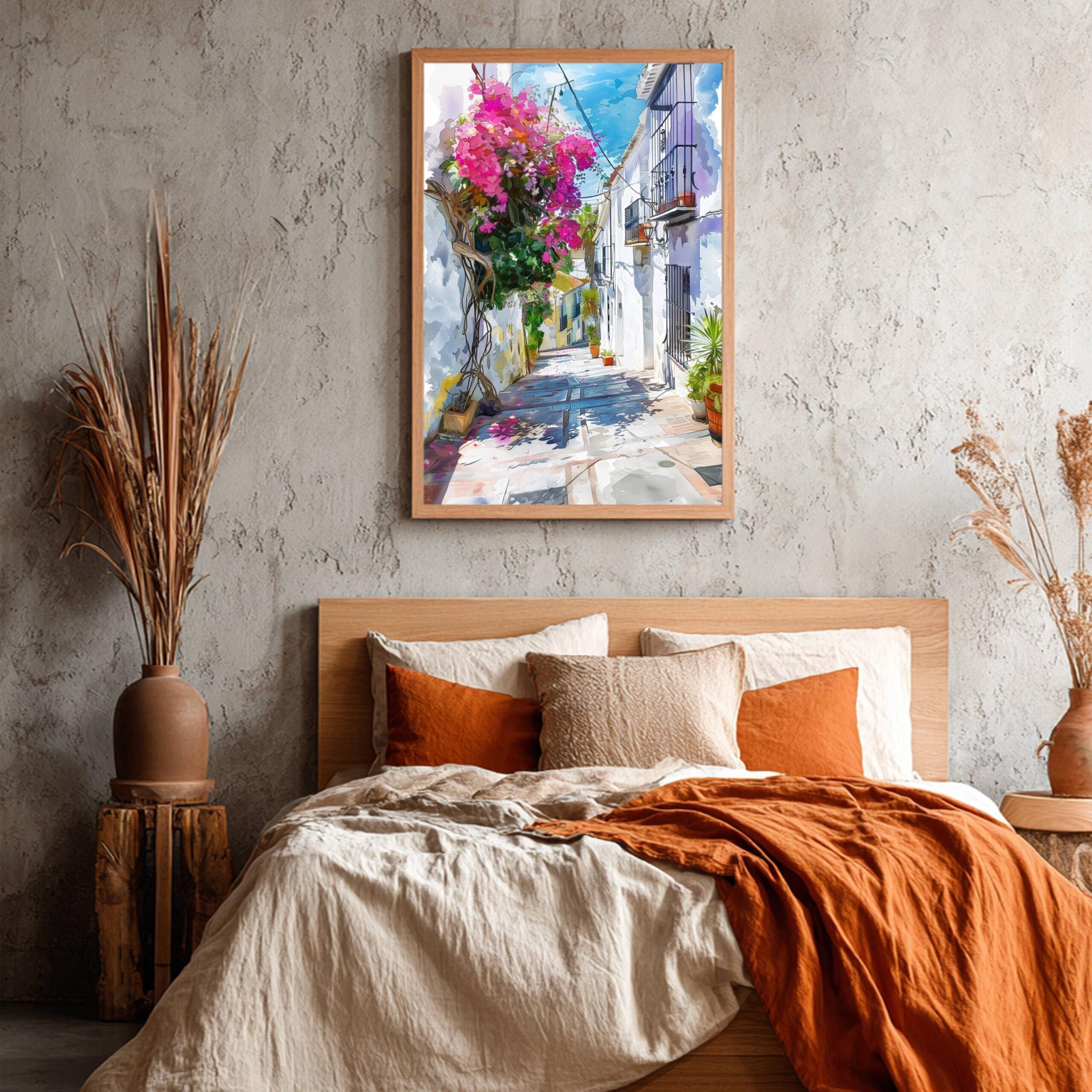 Estepona Costa del Sol Spain Europe Watercolor Print: Travel Art Poster - Image 8