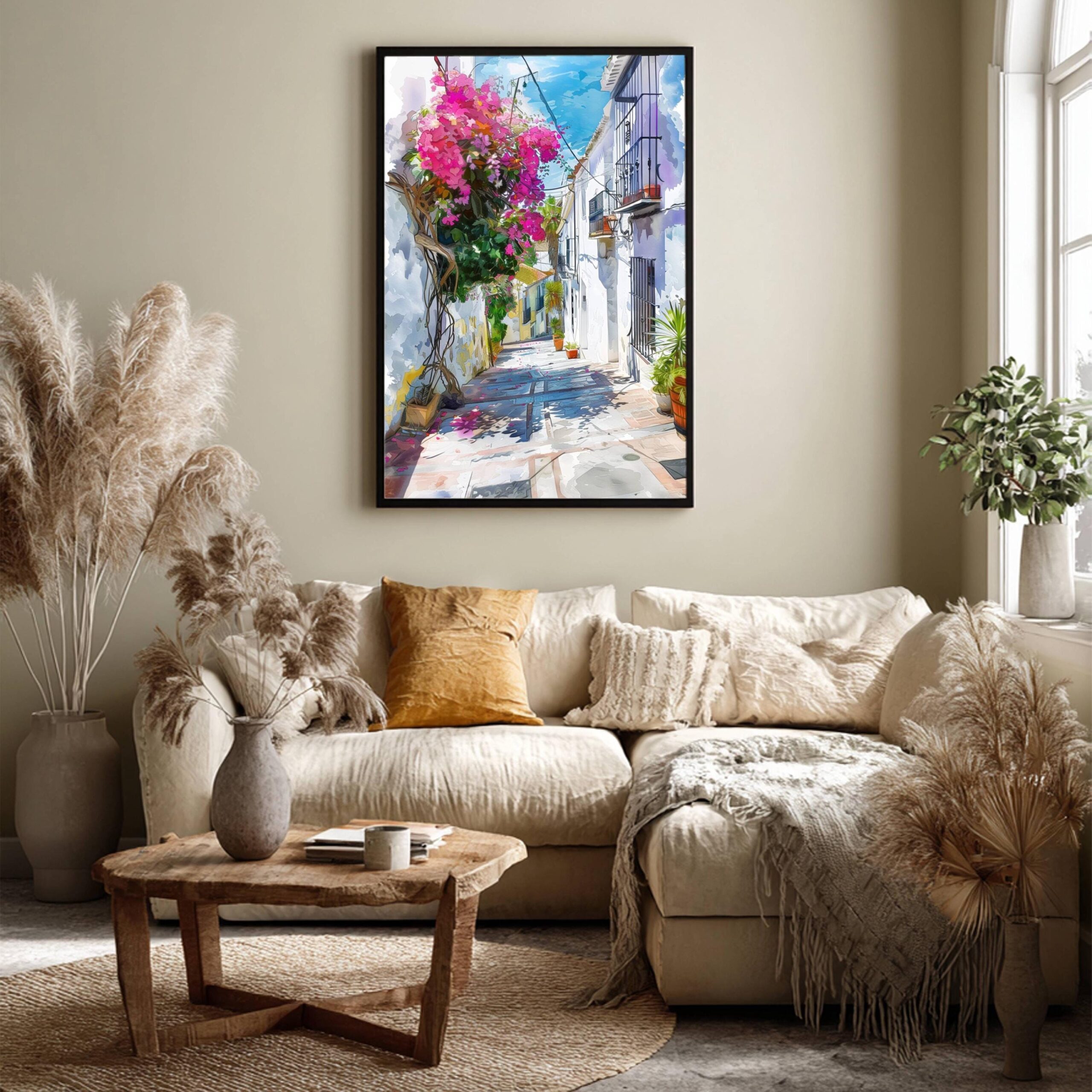 Estepona Costa del Sol Spain Europe Watercolor Print: Travel Art Poster - Image 7