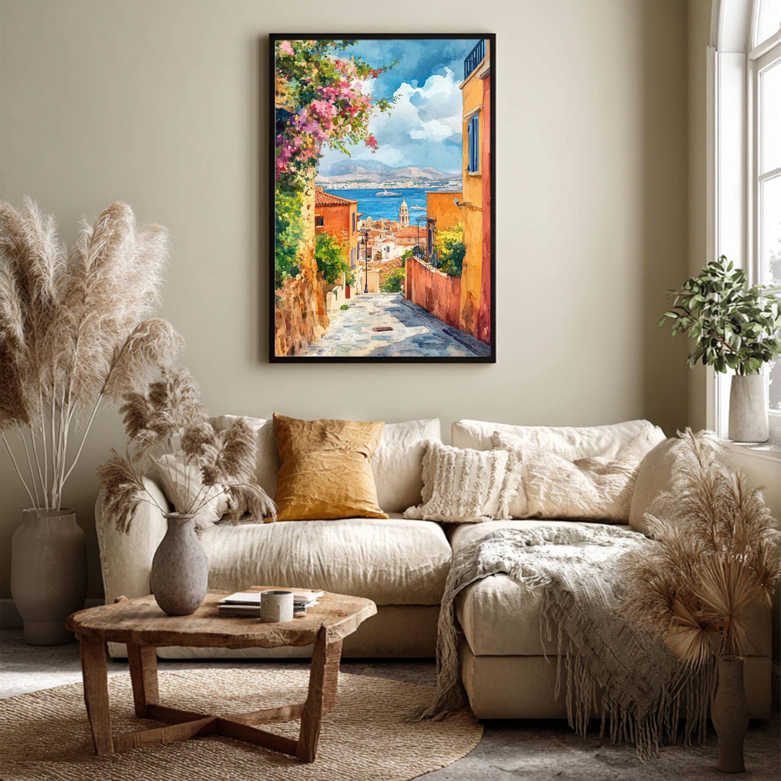 Chania Crete Greece Europe Watercolor Print: Greek Travel Art Poster - Image 7