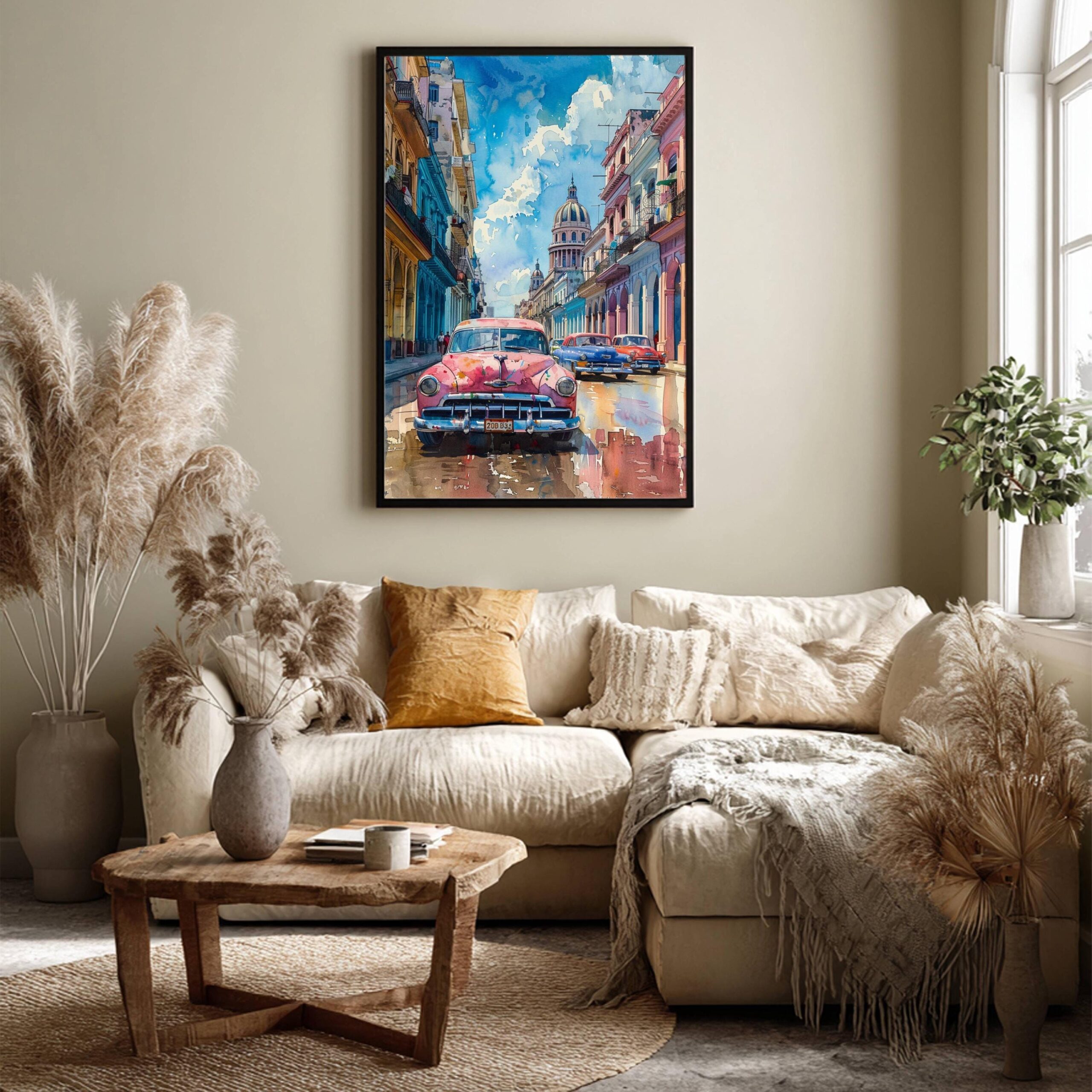 Cuba Caribbean Watercolor Print: Travel Art Poster - Image 8