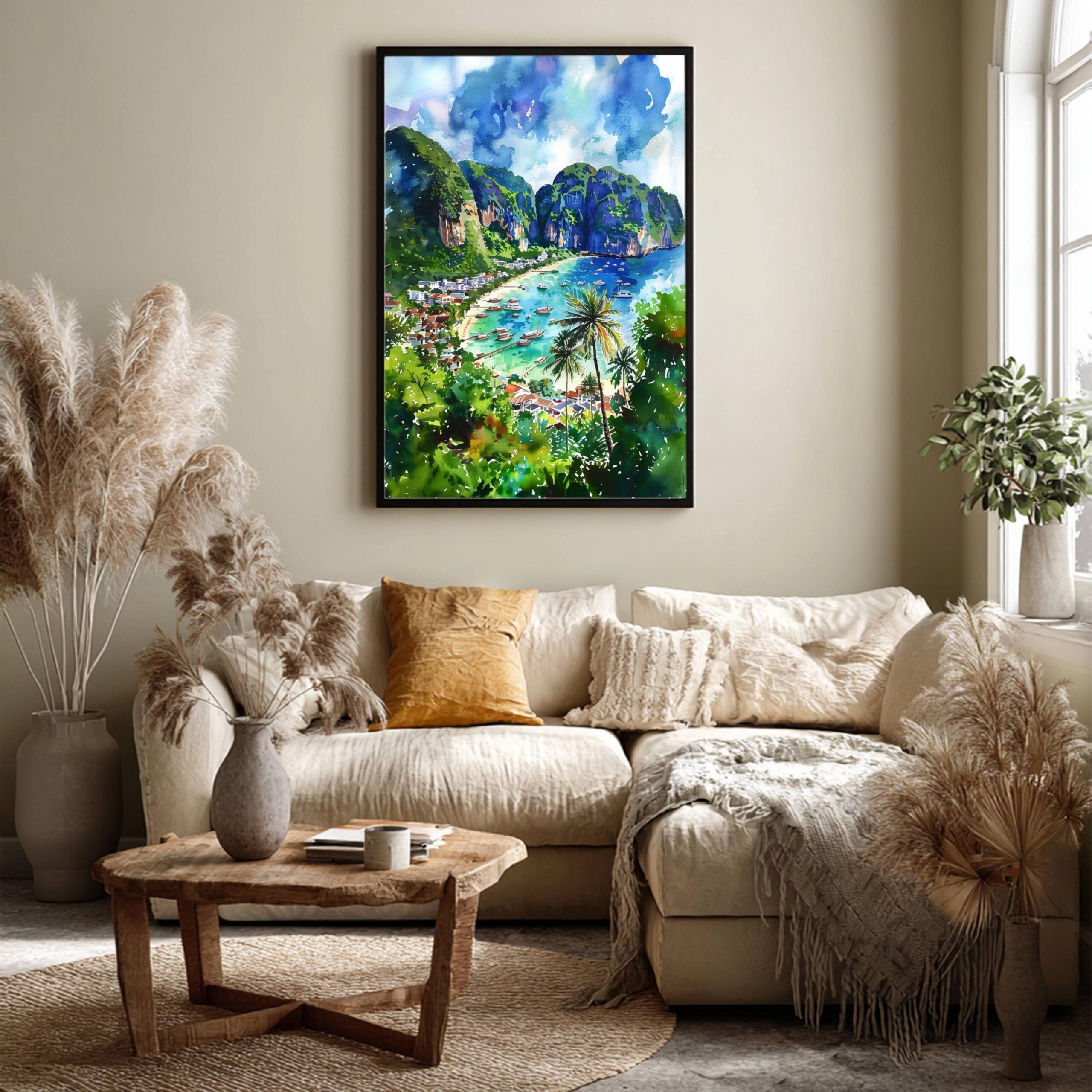 Thailand Asia Watercolor: Asian Travel Poster - Image 9