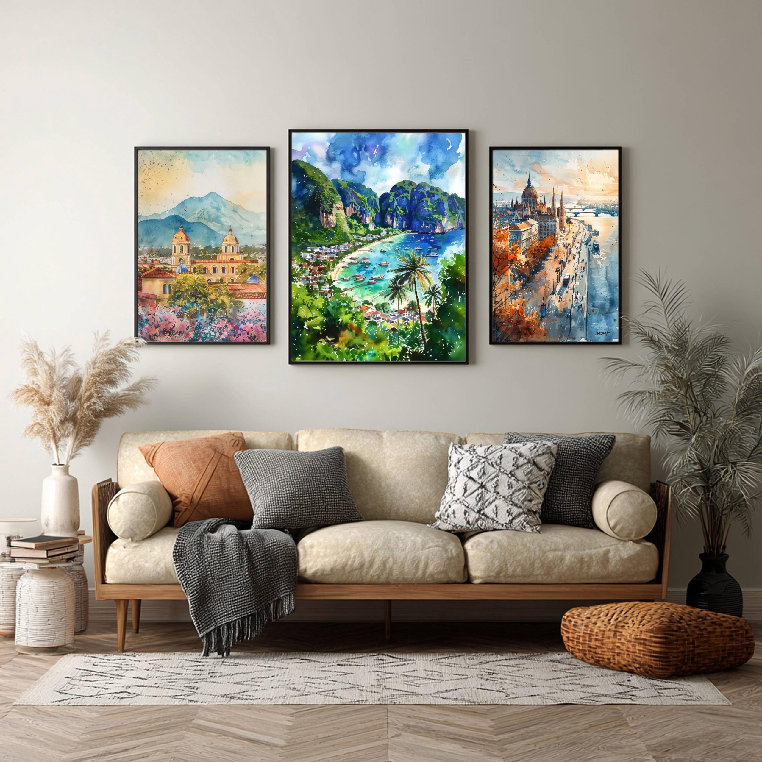 Thailand Asia Watercolor: Asian Travel Poster - Image 6