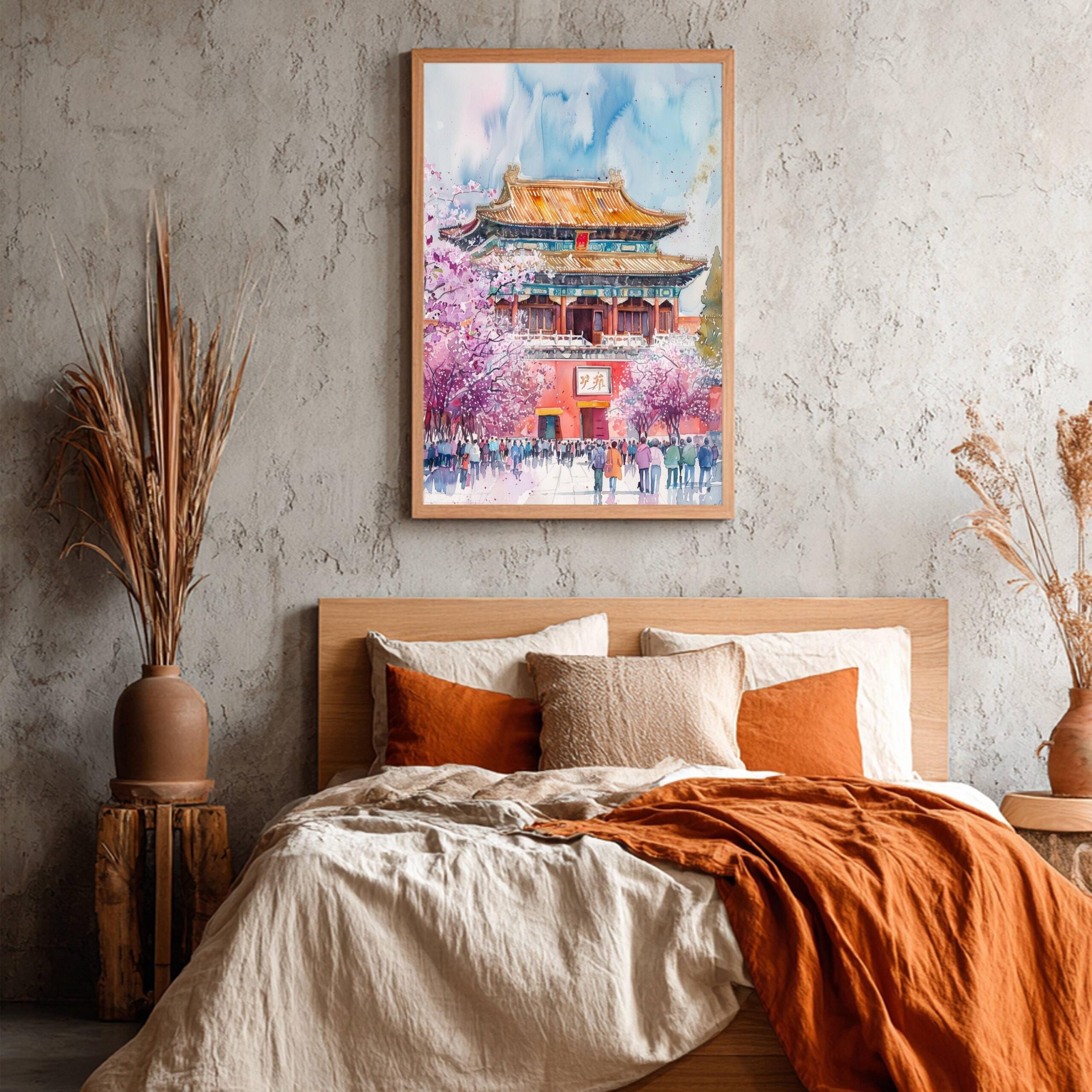 The Forbidden City China Watercolor: Travel Art Poster - Image 8