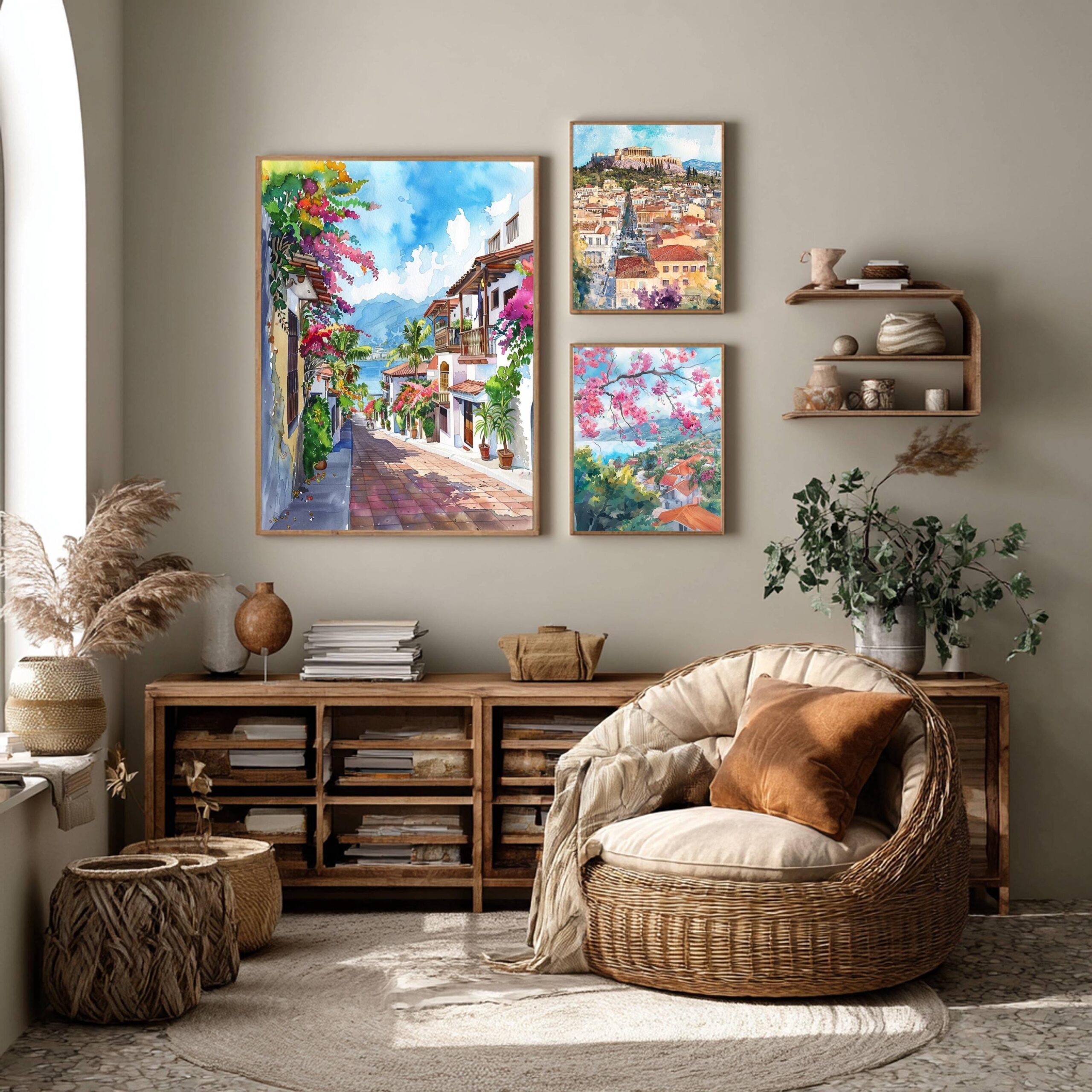 Puerto Vallarta Mexico North America Watercolor Print: Travel Art Poster - Image 7