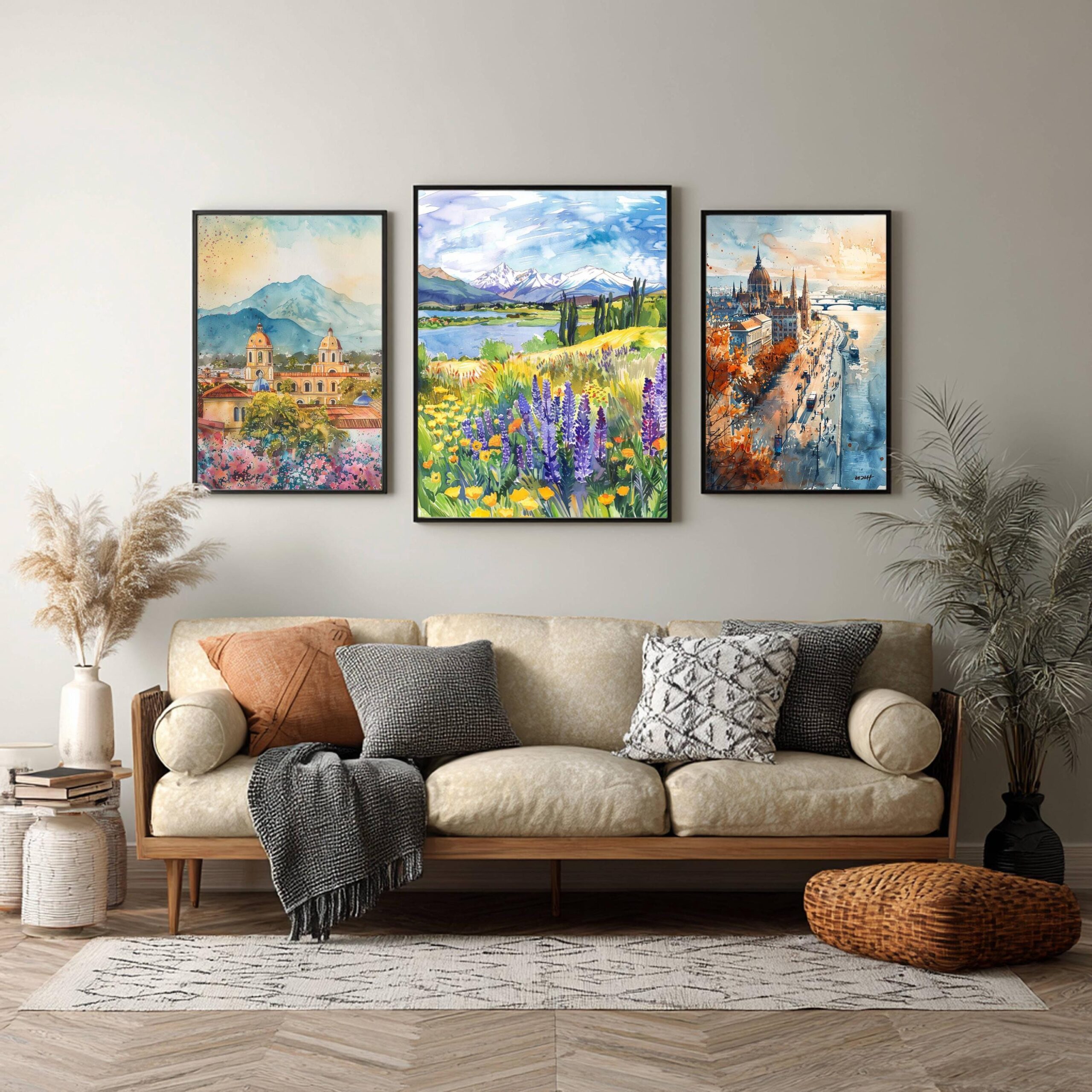 Chile South America Watercolor Print: Travel Art Poster - Image 6