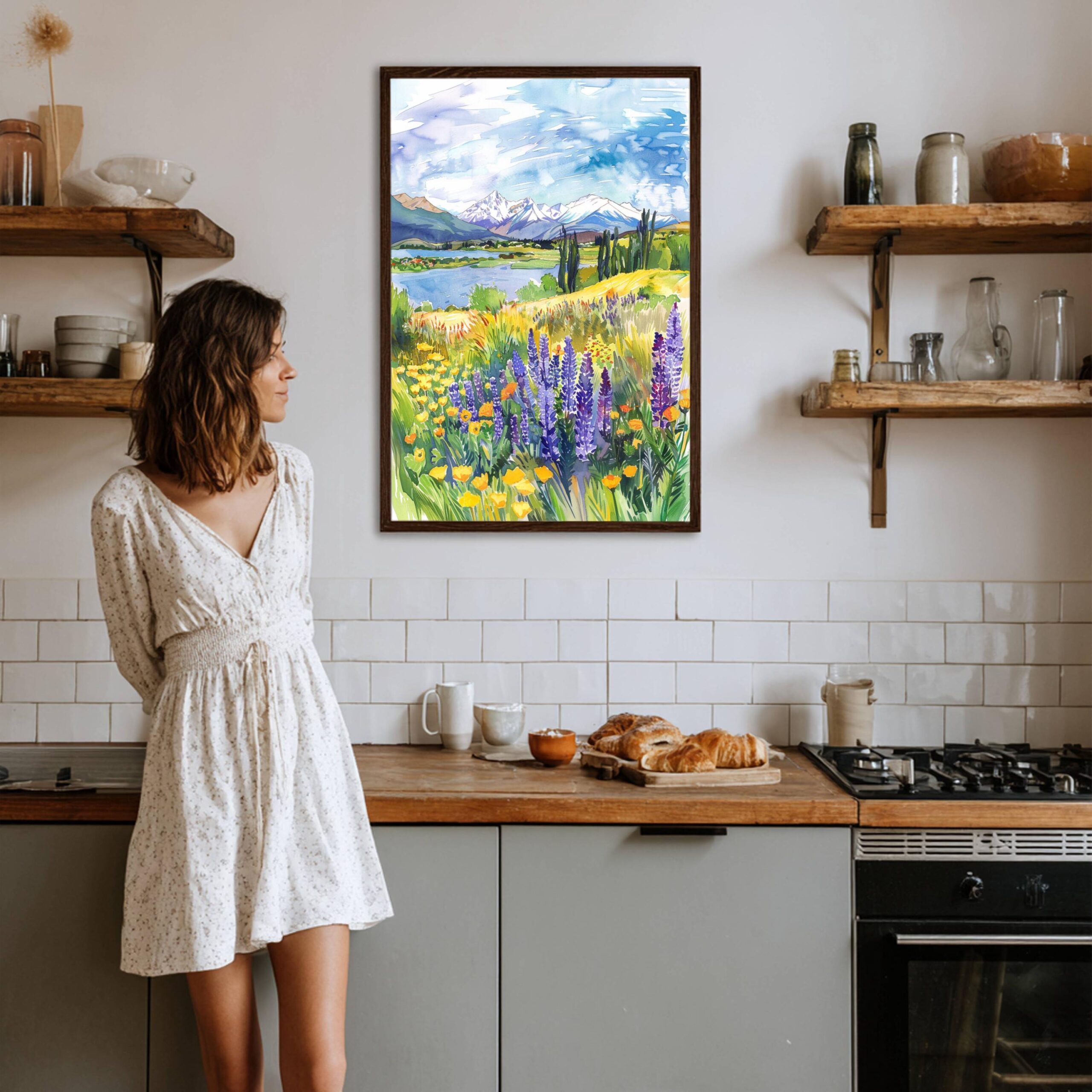 Chile South America Watercolor Print: Travel Art Poster - Image 4