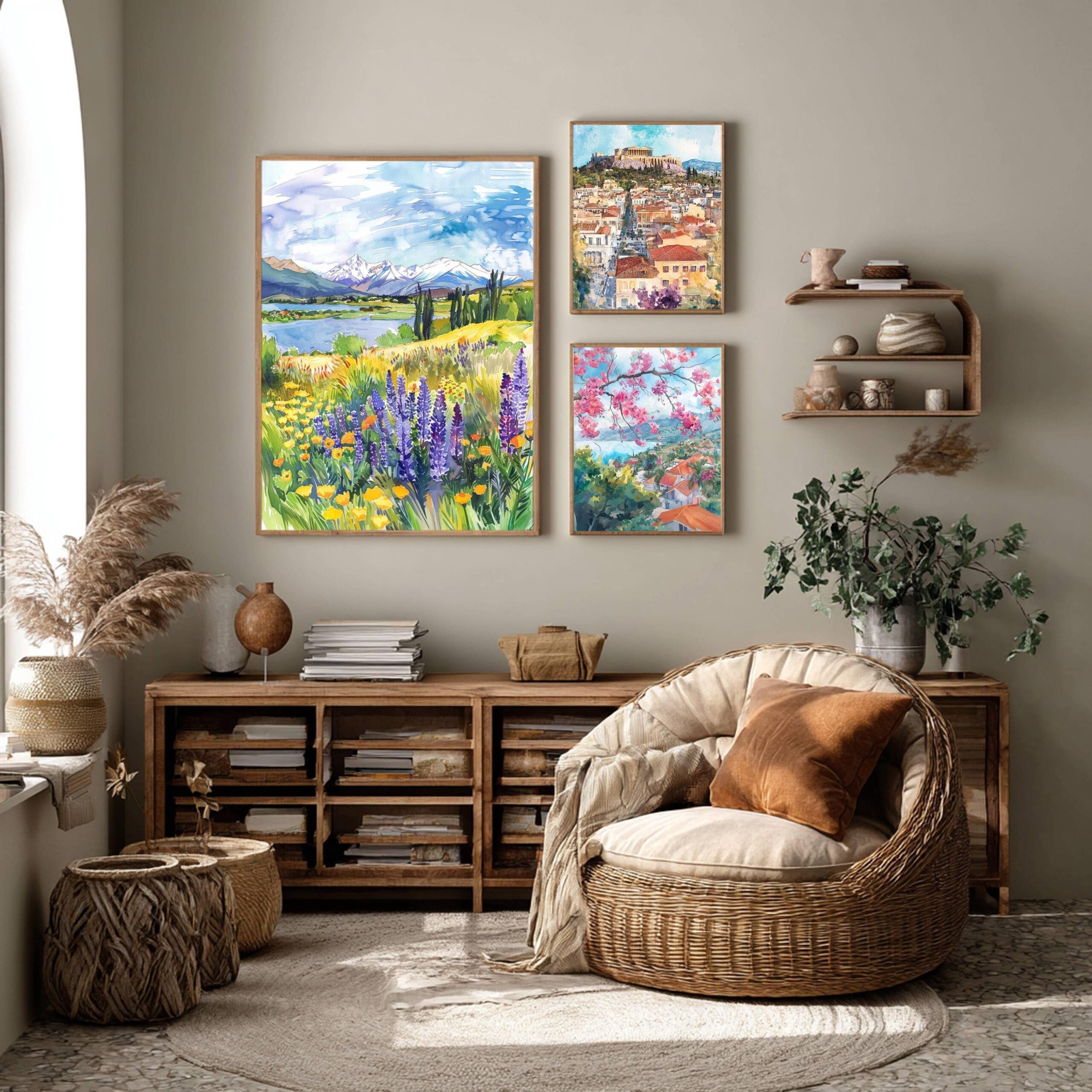 Chile South America Watercolor Print: Travel Art Poster - Image 7