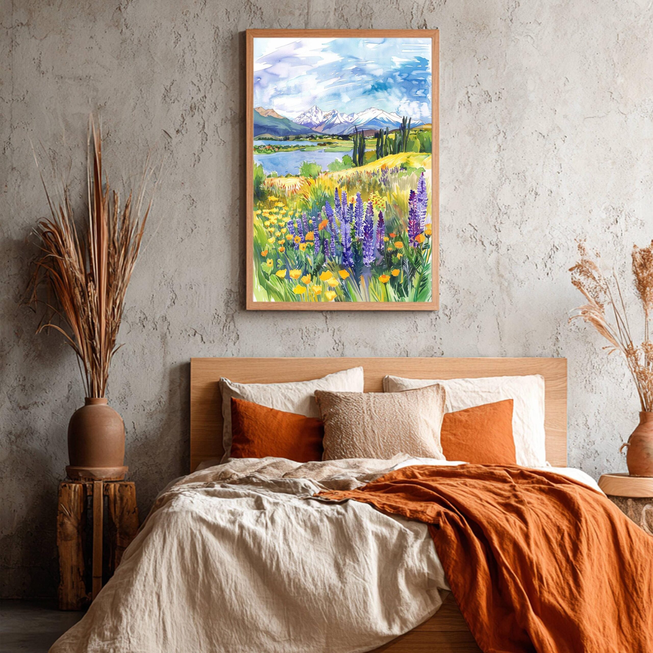 Chile South America Watercolor Print: Travel Art Poster - Image 8