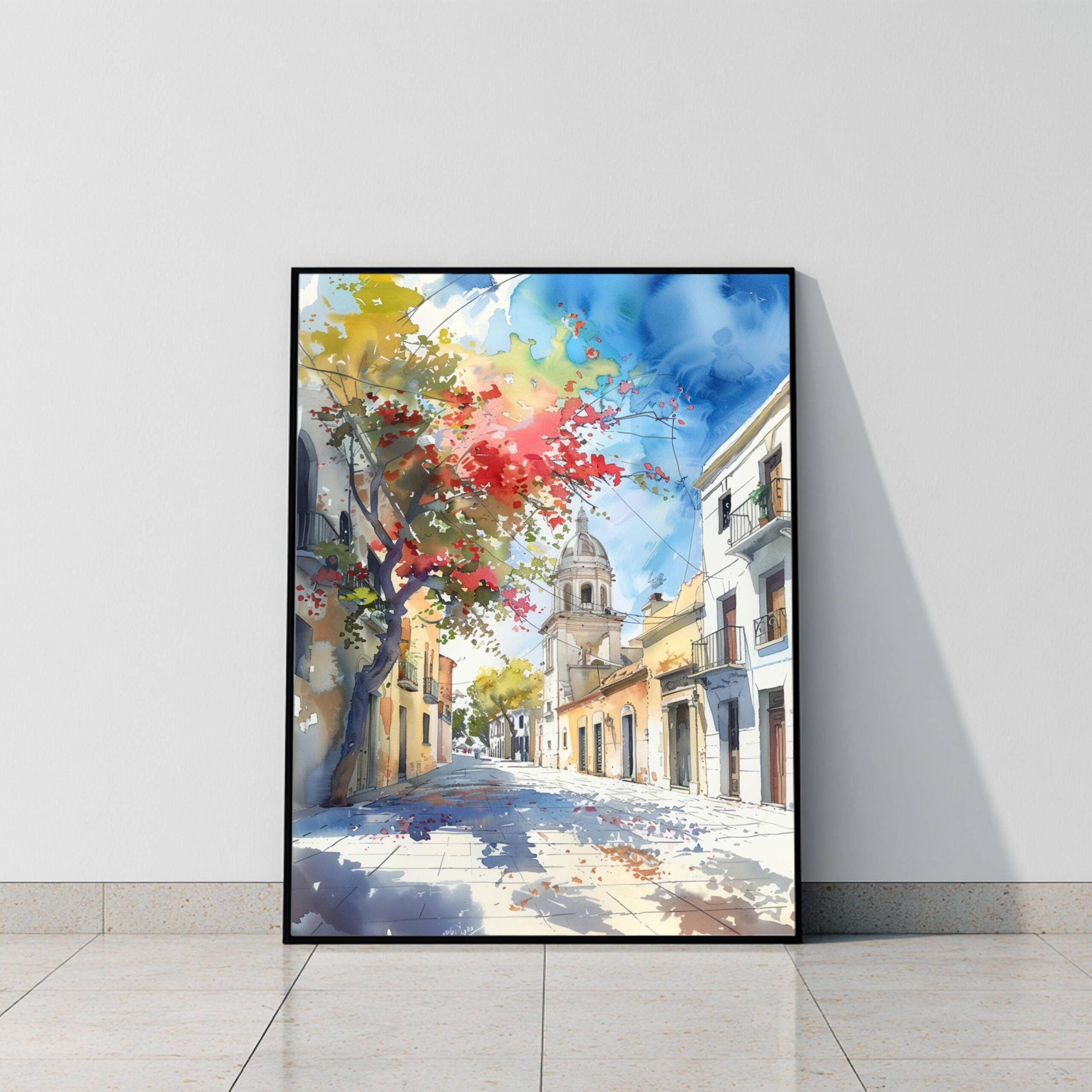 Uruguay South America Watercolor: Travel Poster Print - Image 6