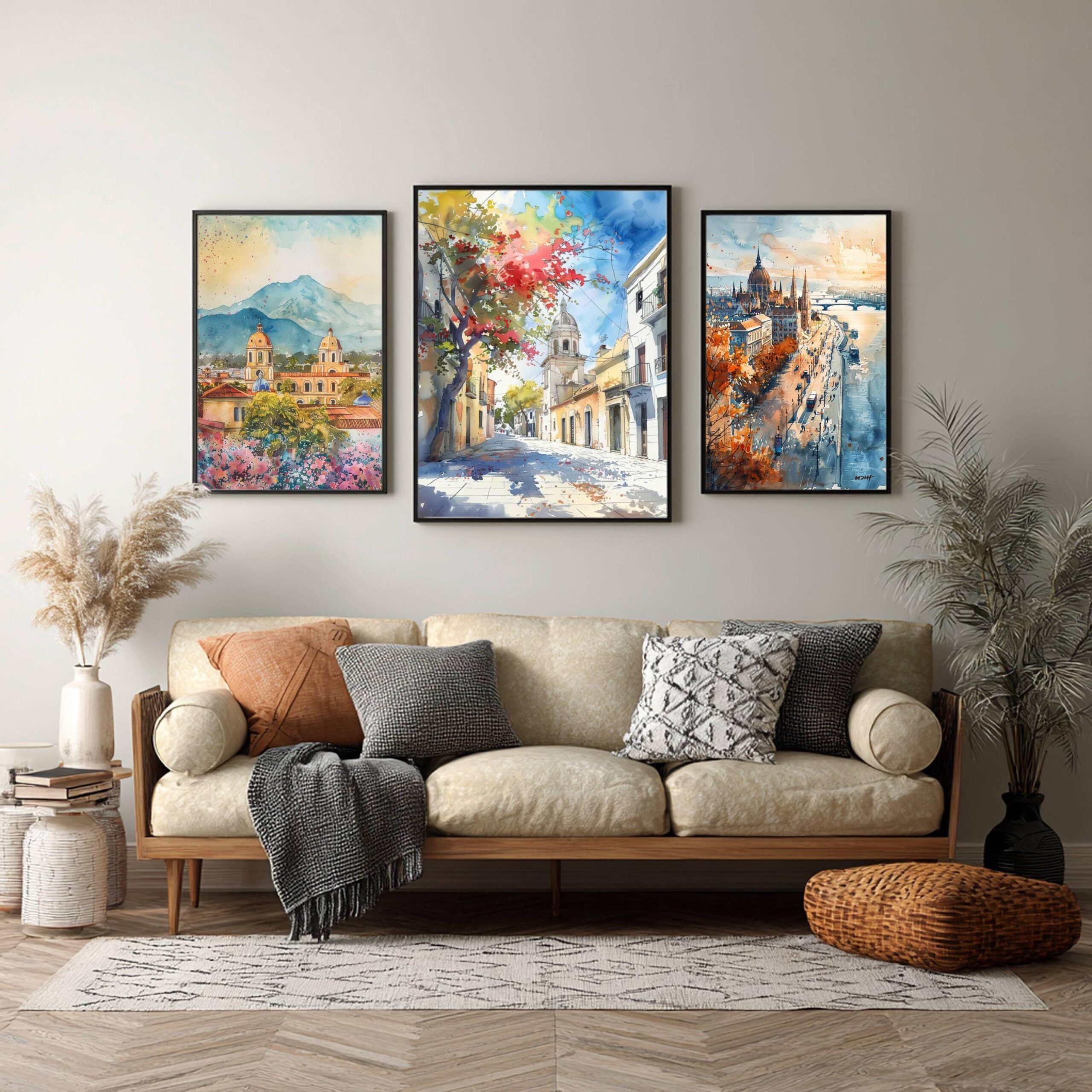 Uruguay South America Watercolor: Travel Poster Print - Image 7
