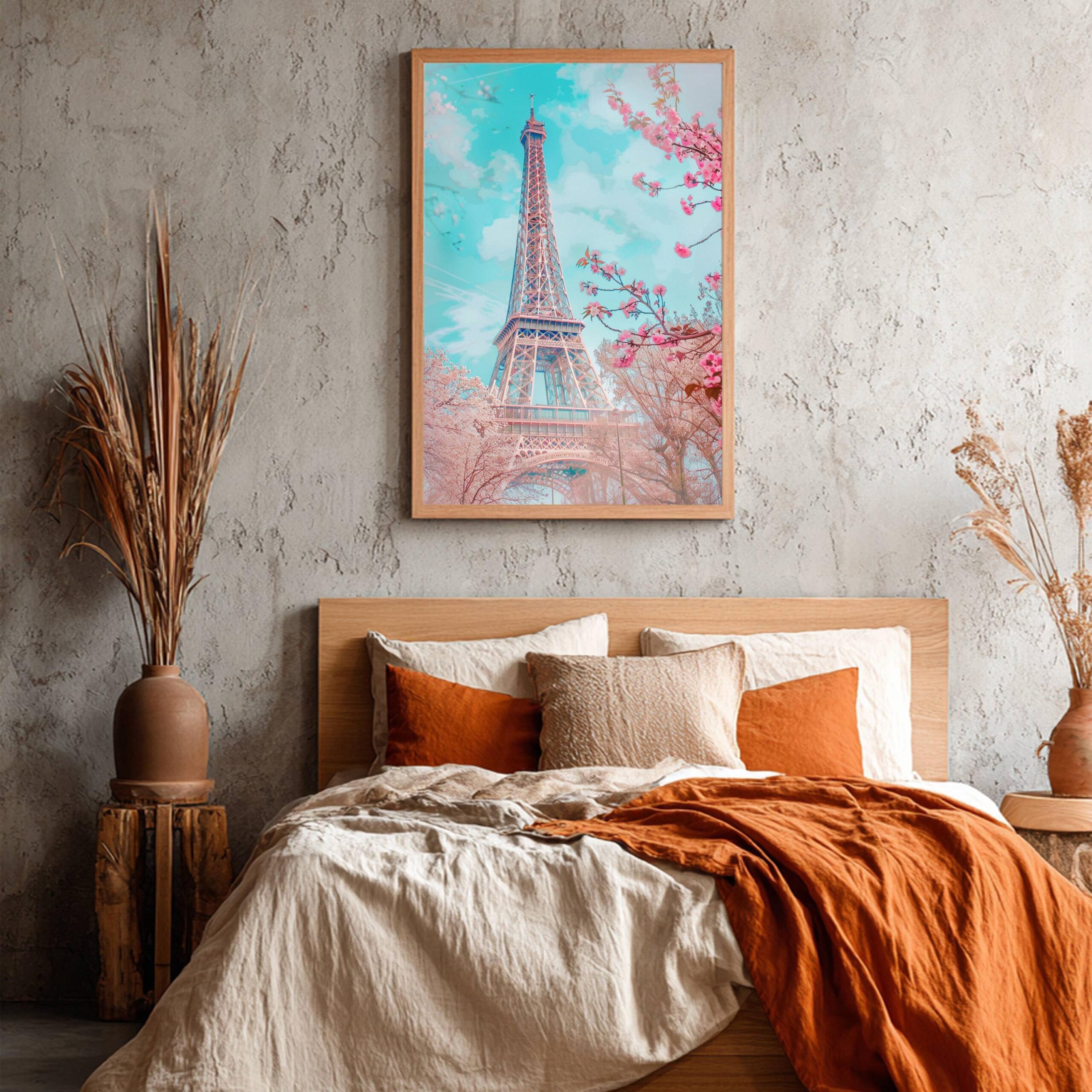 Eiffel Tower Paris France Europe Watercolor Print: French Travel Art Poster - Image 7