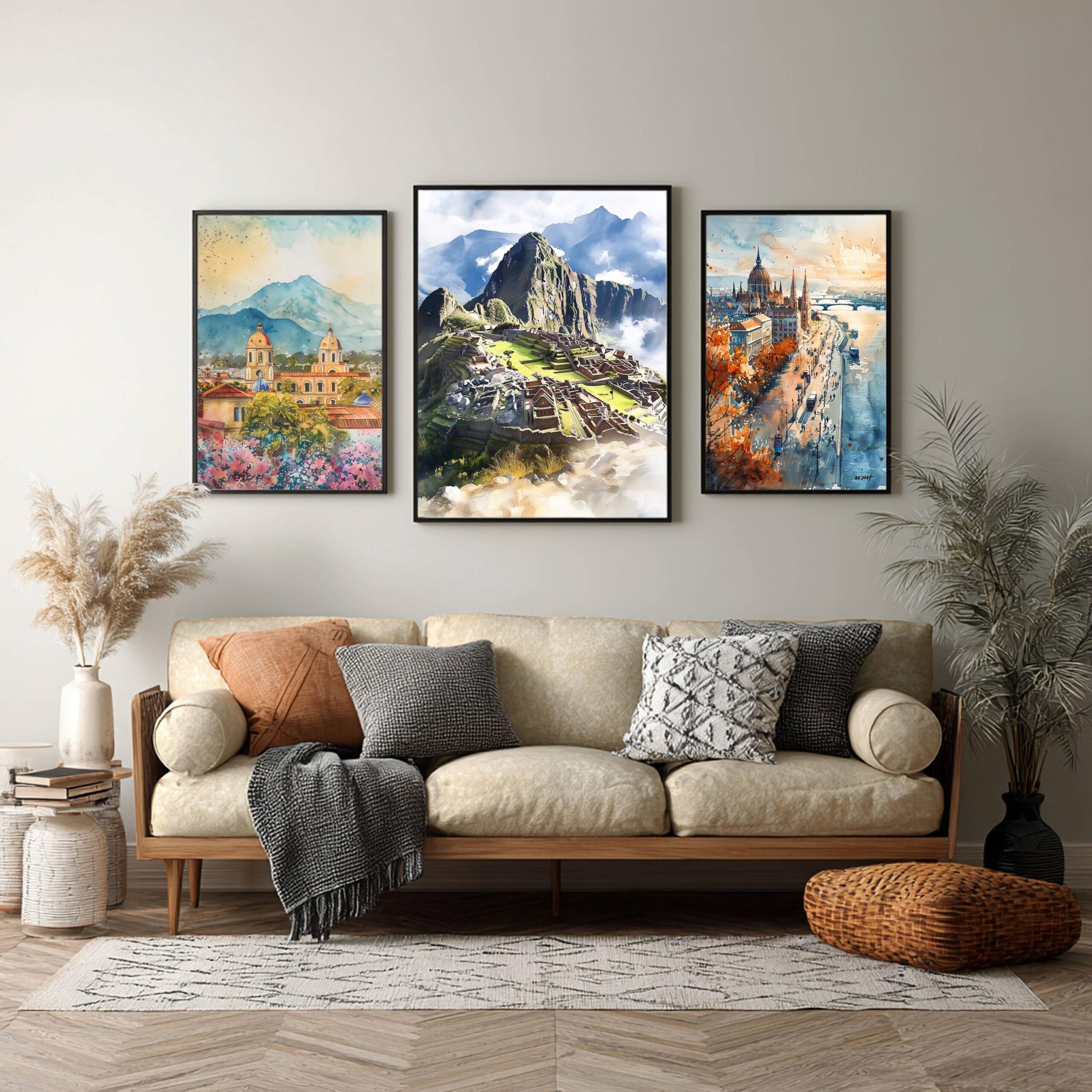 Machu Picchu, Peru Watercolor: Travel Poster - Image 6