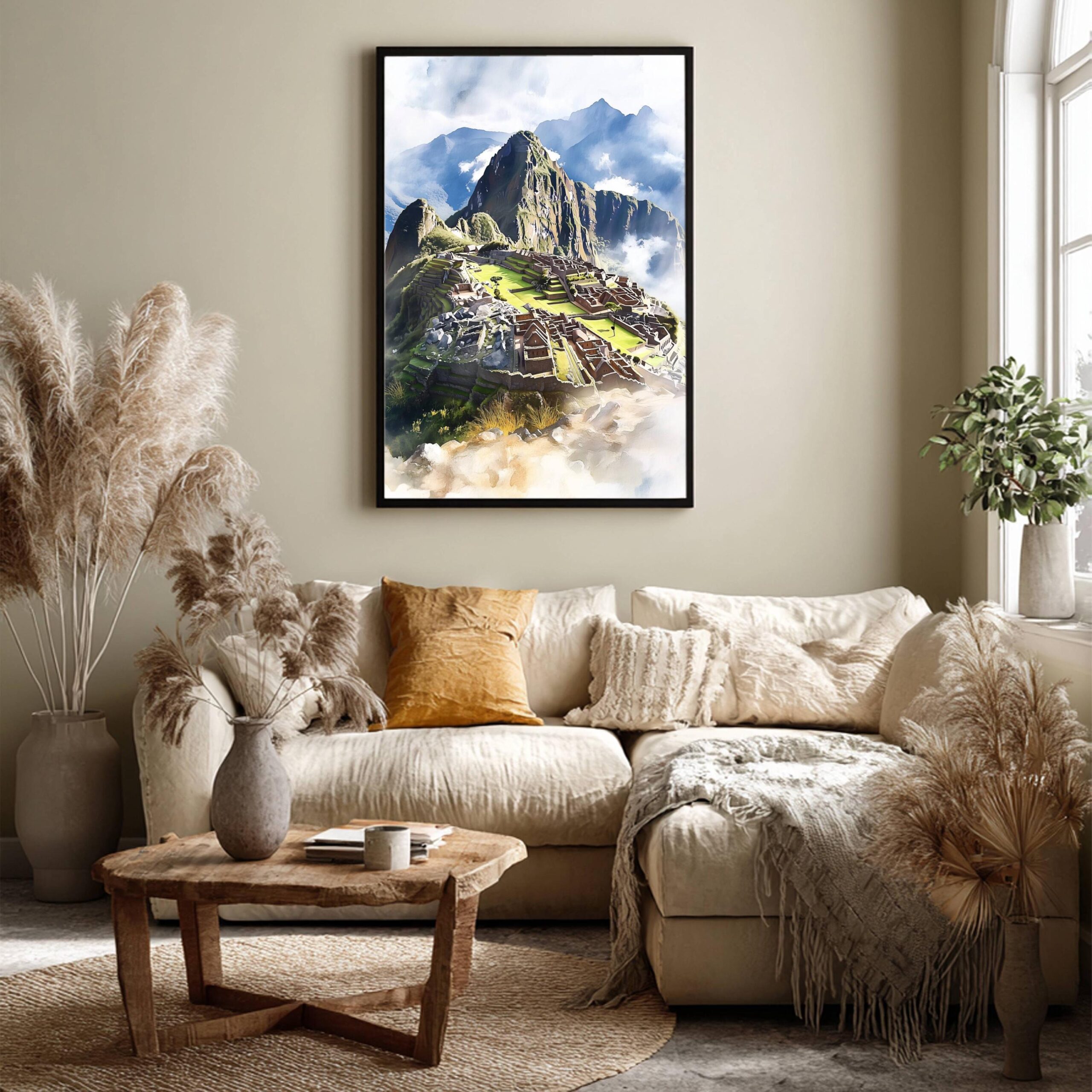Machu Picchu, Peru Watercolor: Travel Poster - Image 9
