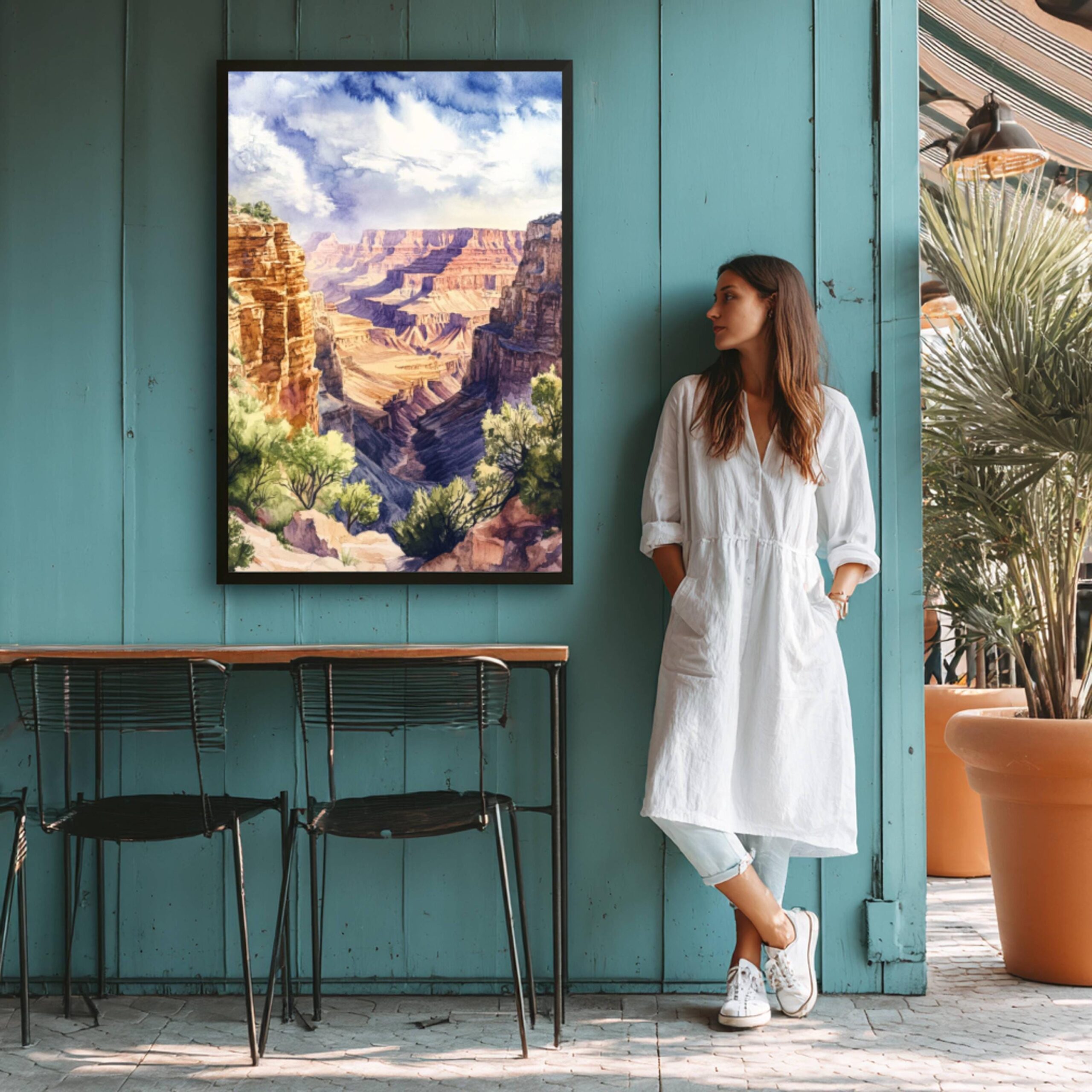 Grand Canyon National Park Watercolor Print: Arizona Travel Poster - Image 5