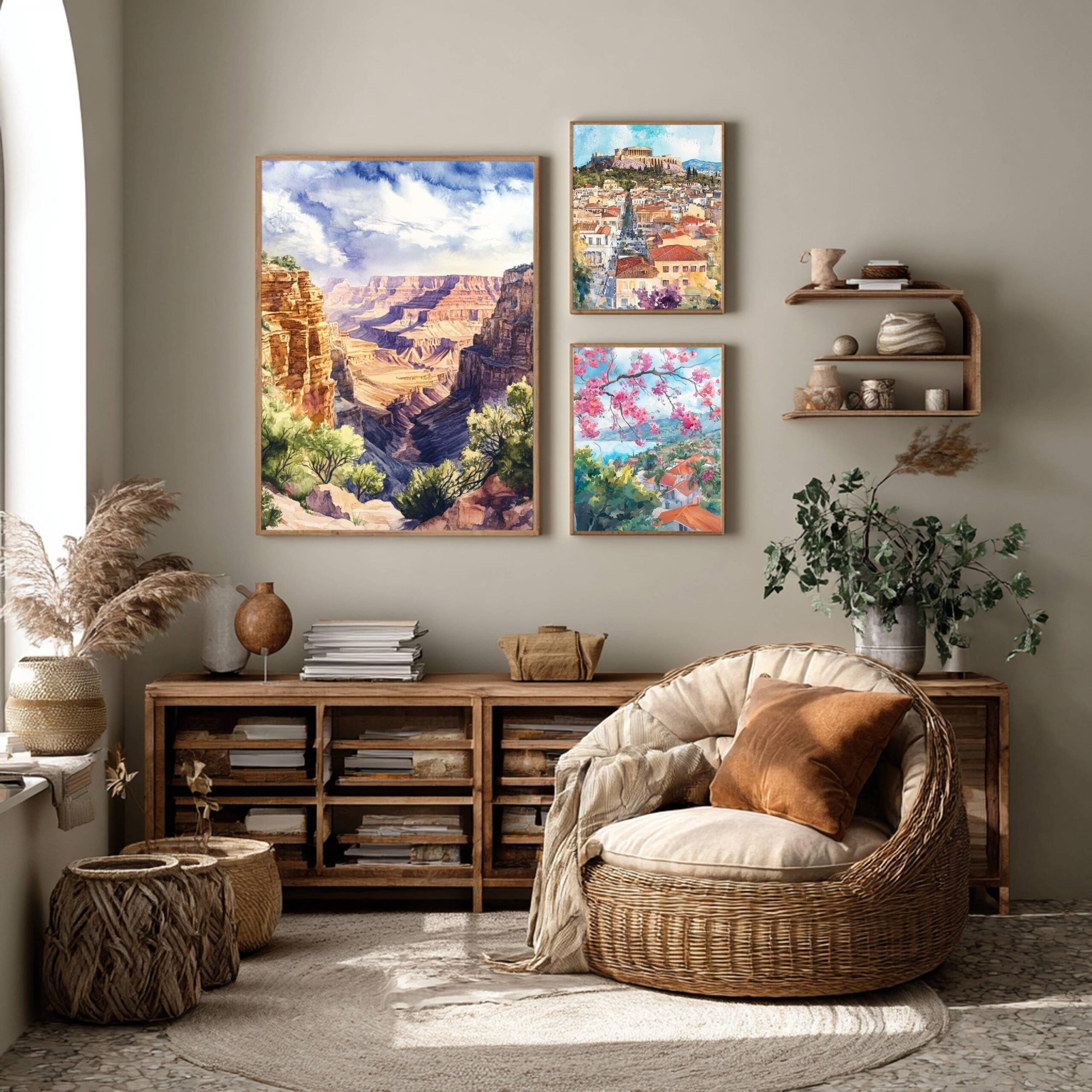 Grand Canyon National Park Watercolor Print: Arizona Travel Poster - Image 7