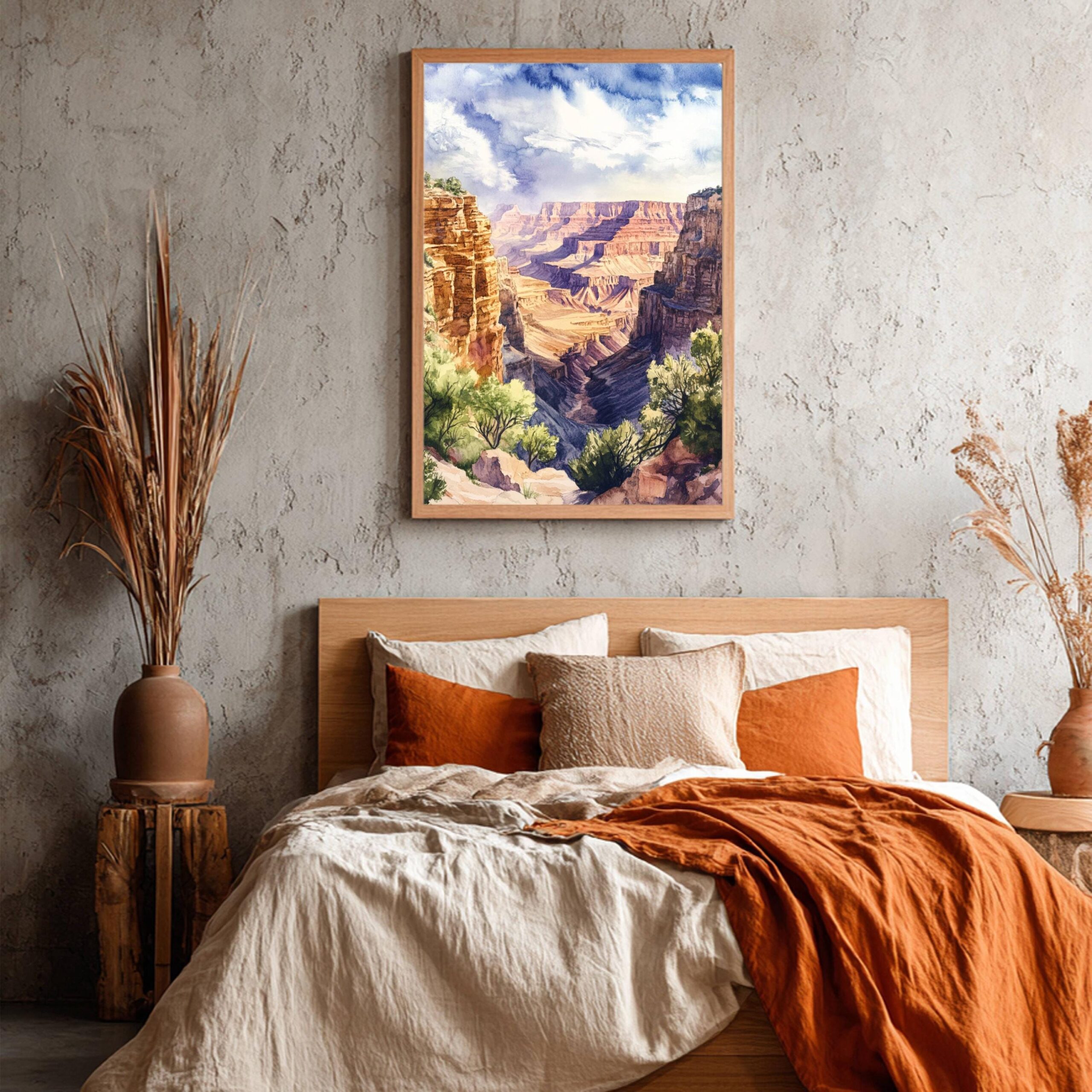 Grand Canyon National Park Watercolor Print: Arizona Travel Poster - Image 8