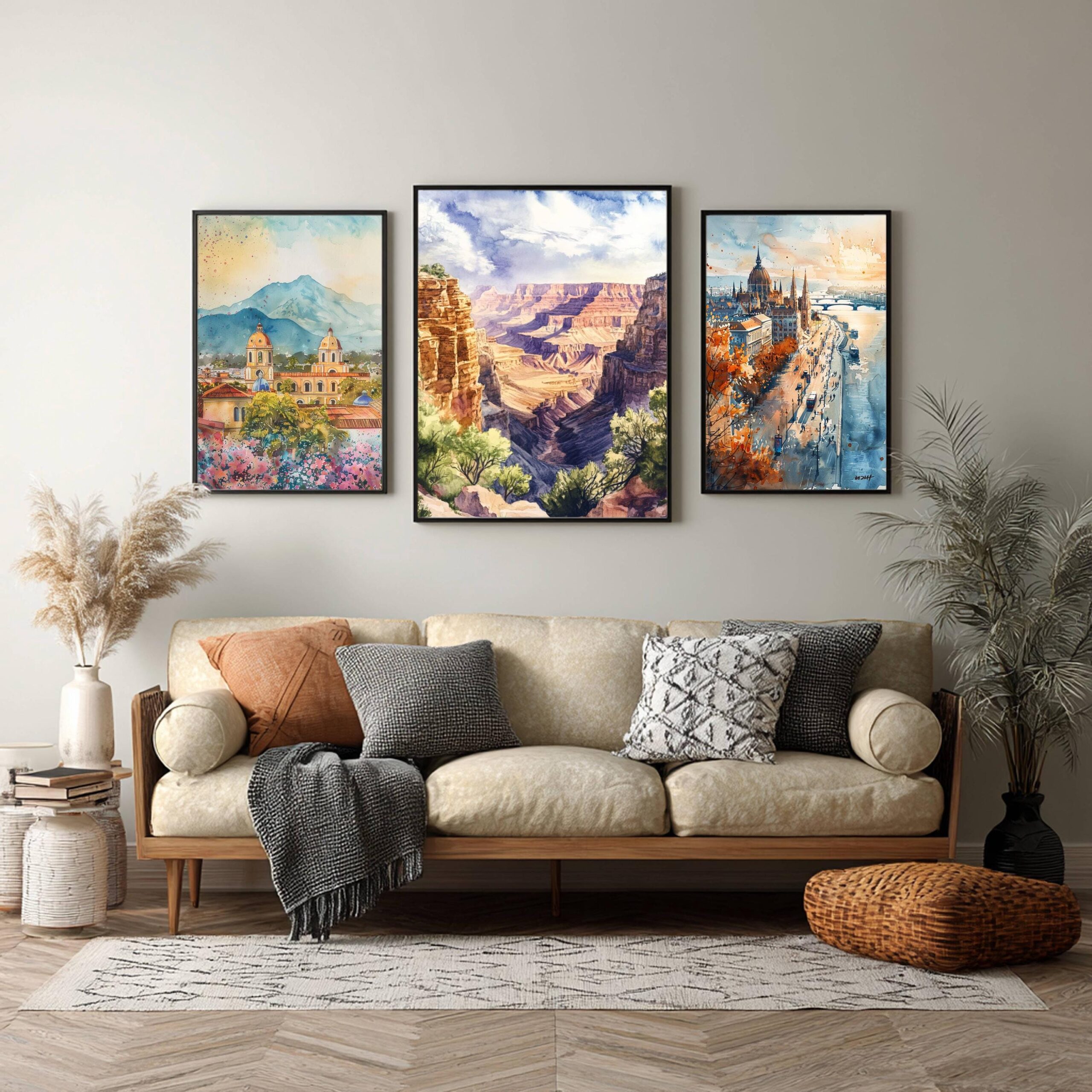 Grand Canyon National Park Watercolor Print: Arizona Travel Poster - Image 6