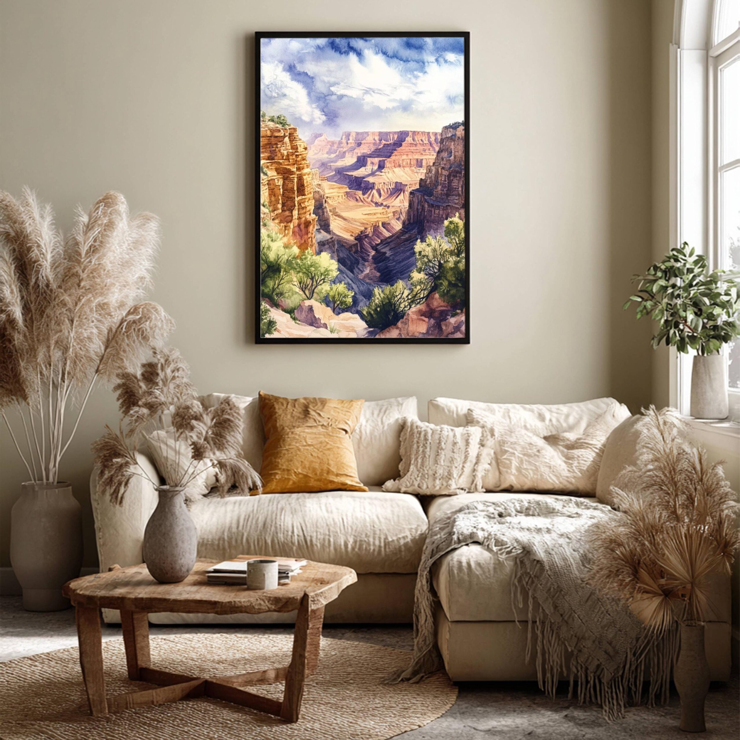 Grand Canyon National Park Watercolor Print: Arizona Travel Poster - Image 9
