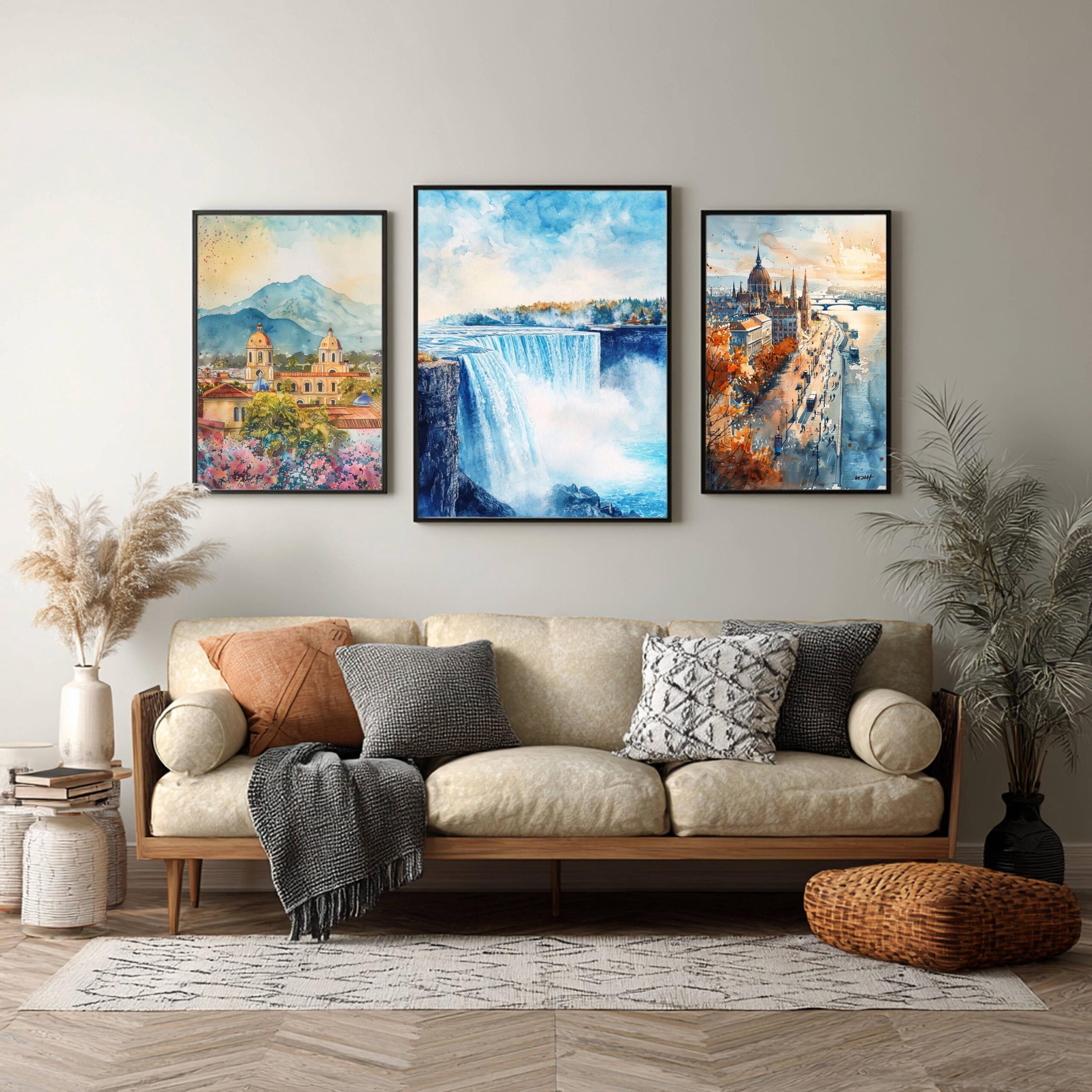Niagara Falls New York State Watercolor Print: USA Travel Poster - Image 6