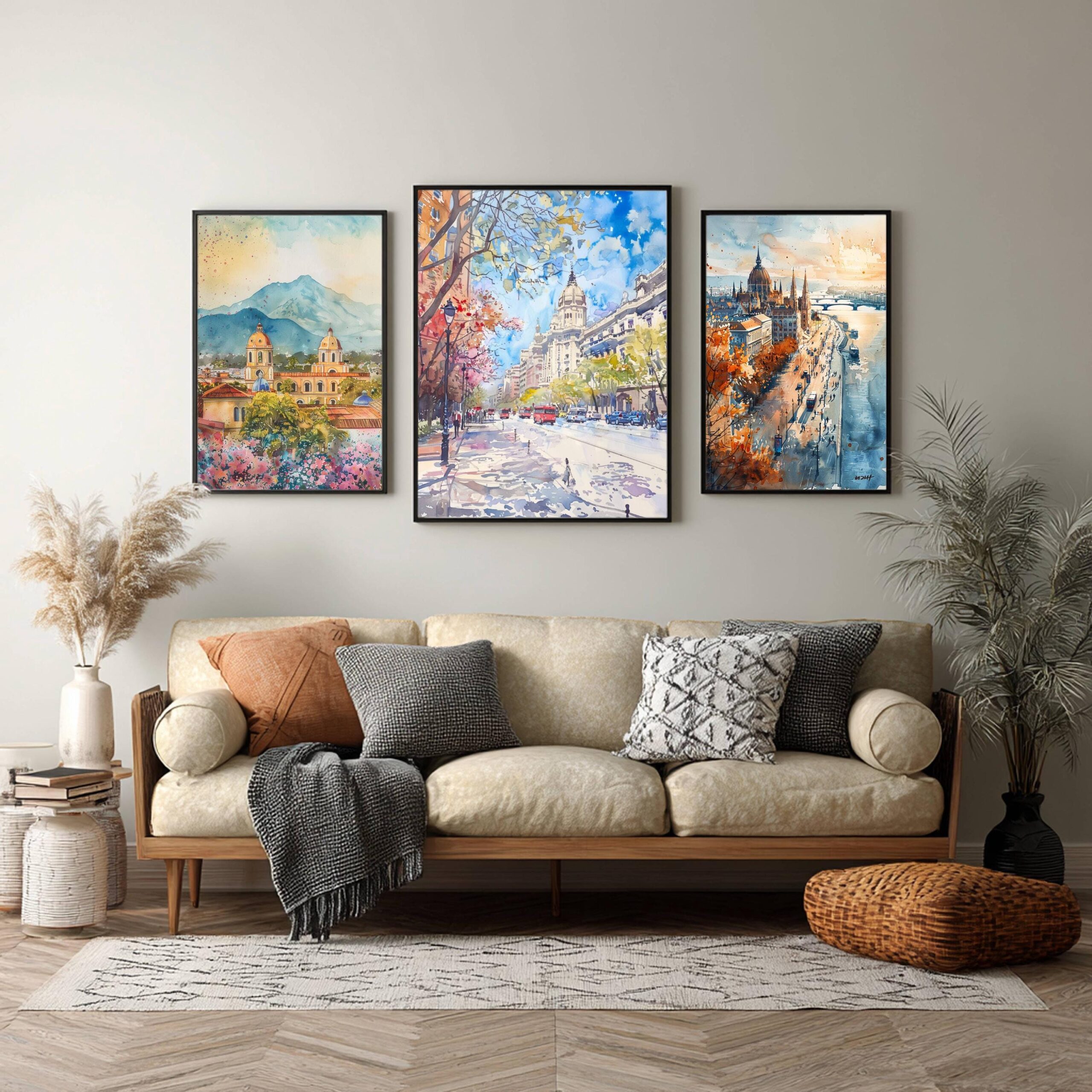 Buenos Aires Argentina Watercolor Poster: South America Travel Art Print - Image 2